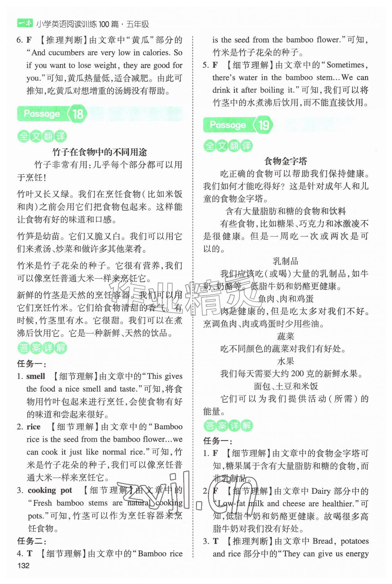 2026年一本阅读训练100篇五年级英语&nbsp;第12页