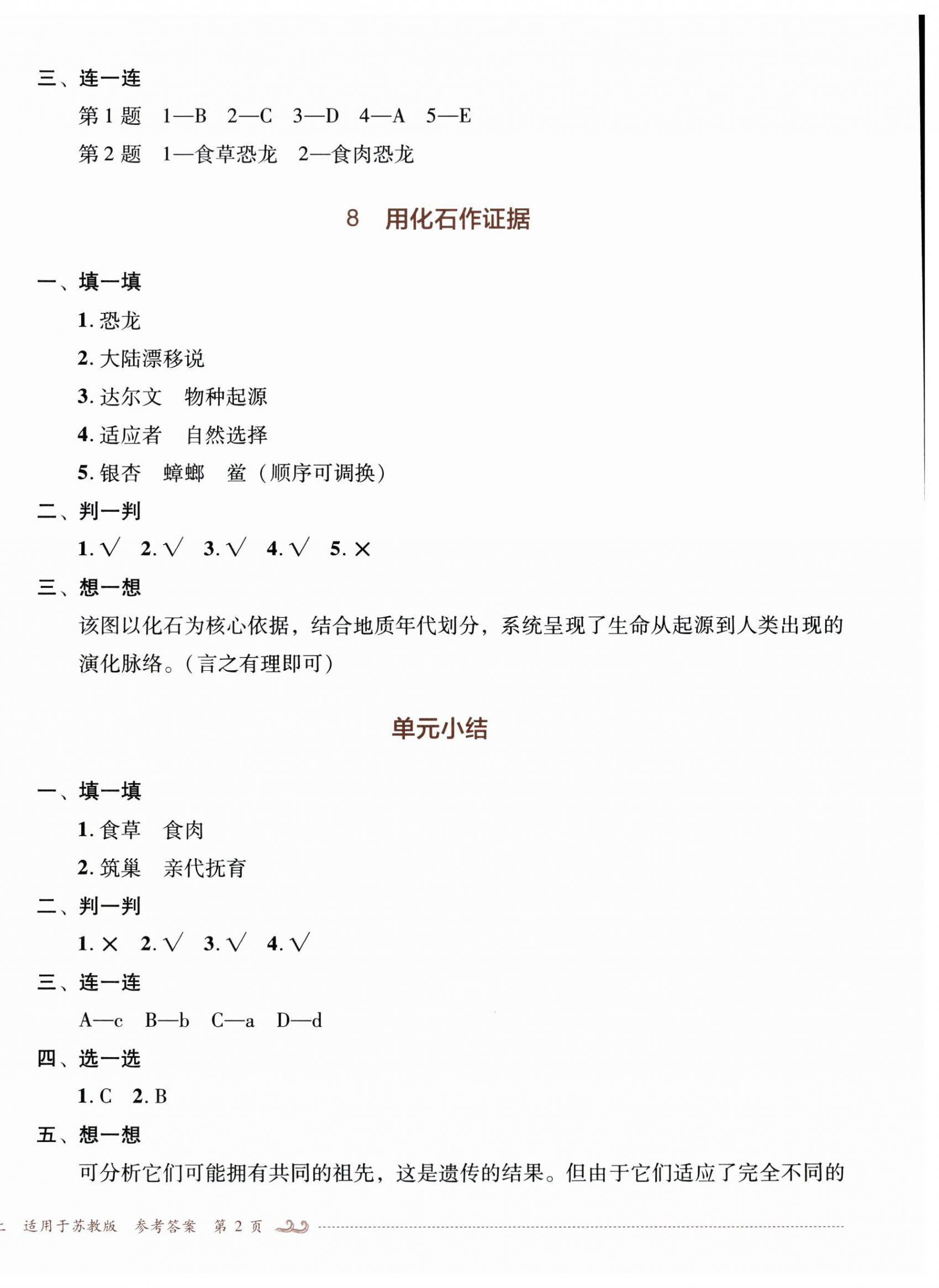 2026年学习实践园地六年级科学上册苏教版&nbsp;第4页