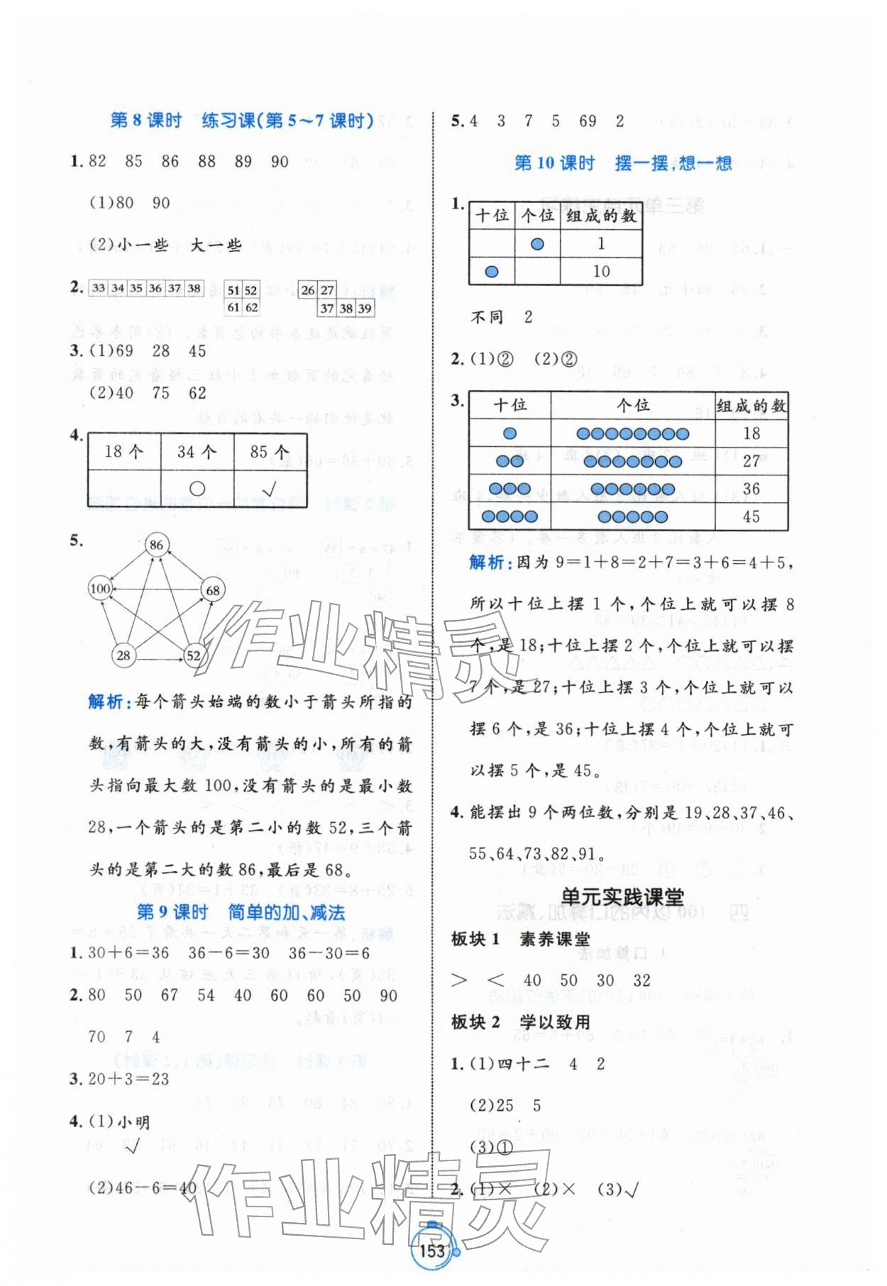 2026年黄冈名师天天练一年级数学下册人教版&nbsp;第7页