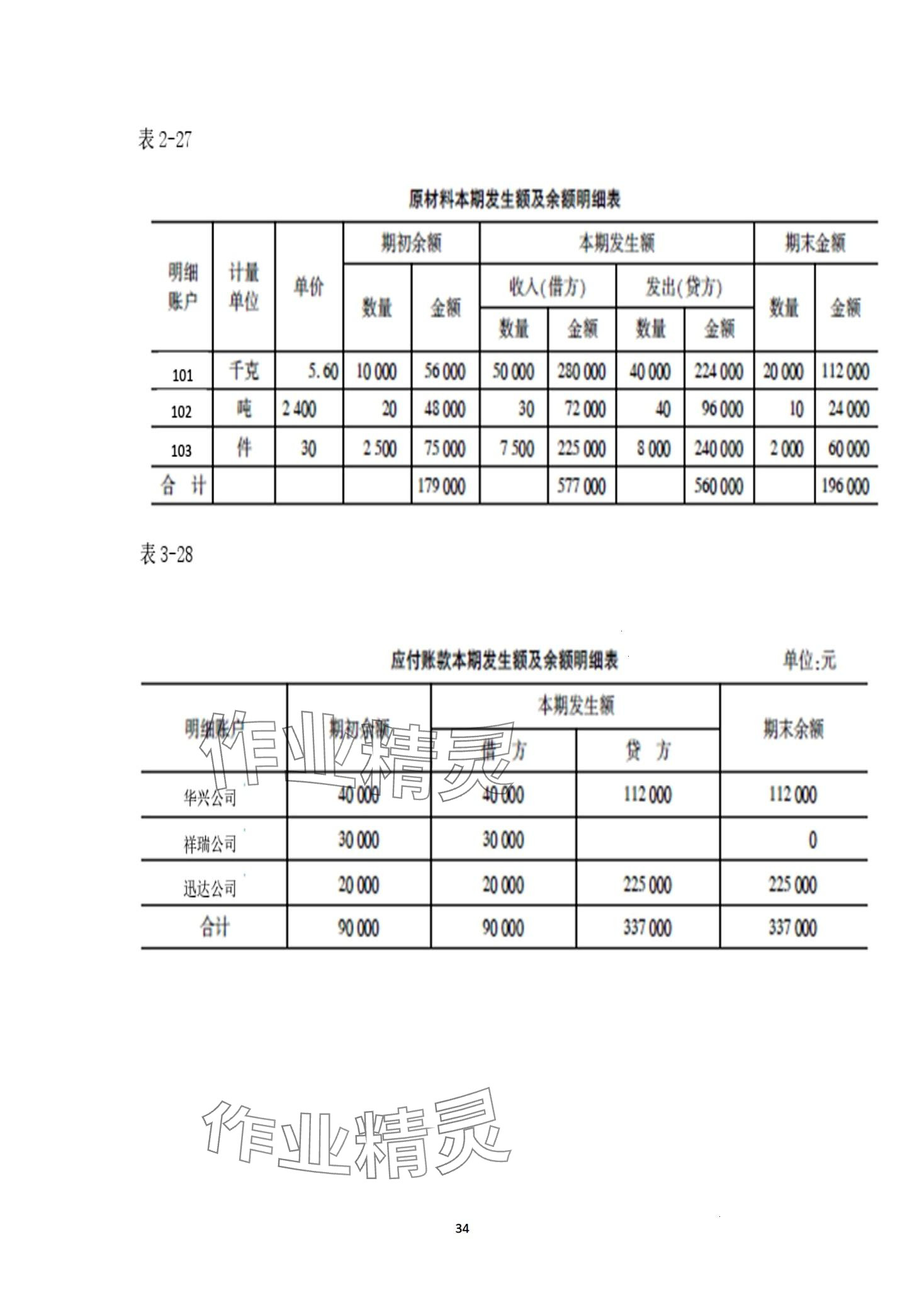 2024年基础会计习题集第六版&nbsp;第34页
