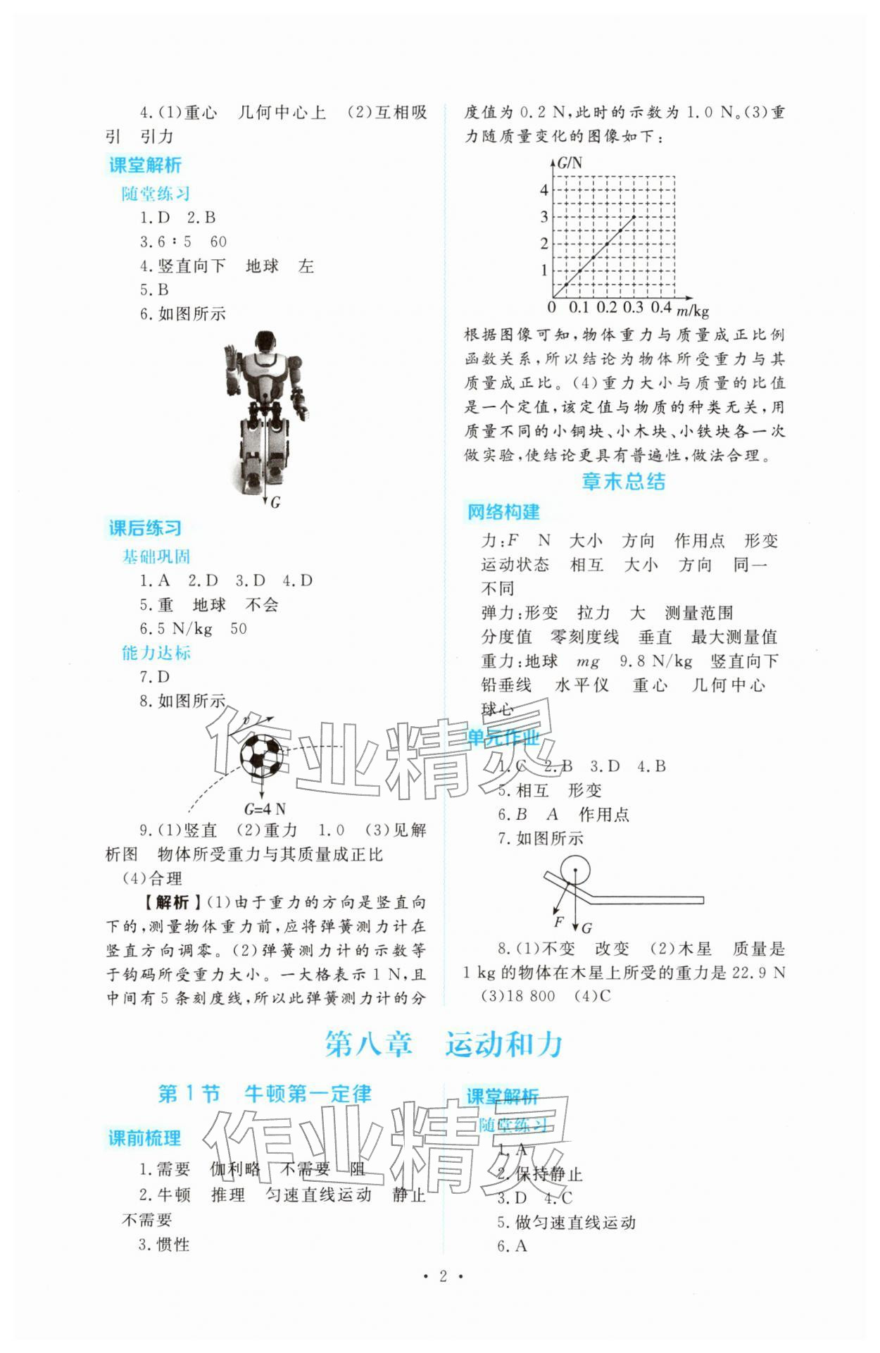 2026年金版学案同步优学智慧作业八年级物理下册人教版&nbsp;第2页