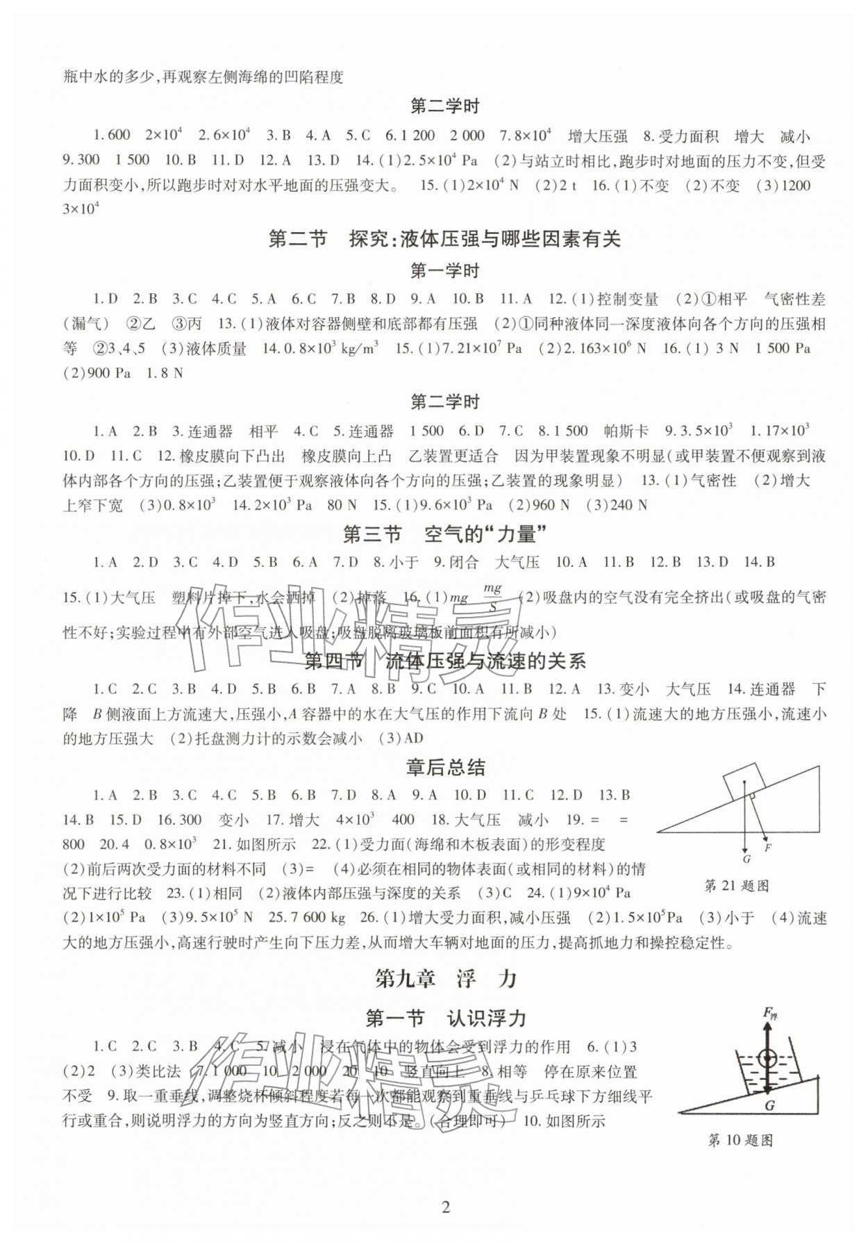 2026年智慧学习（同步学习）明天出版社八年级物理下册人教版&nbsp;第2页