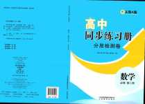 2024年同步練習冊分層檢測卷高中數學必修第二冊人教A版