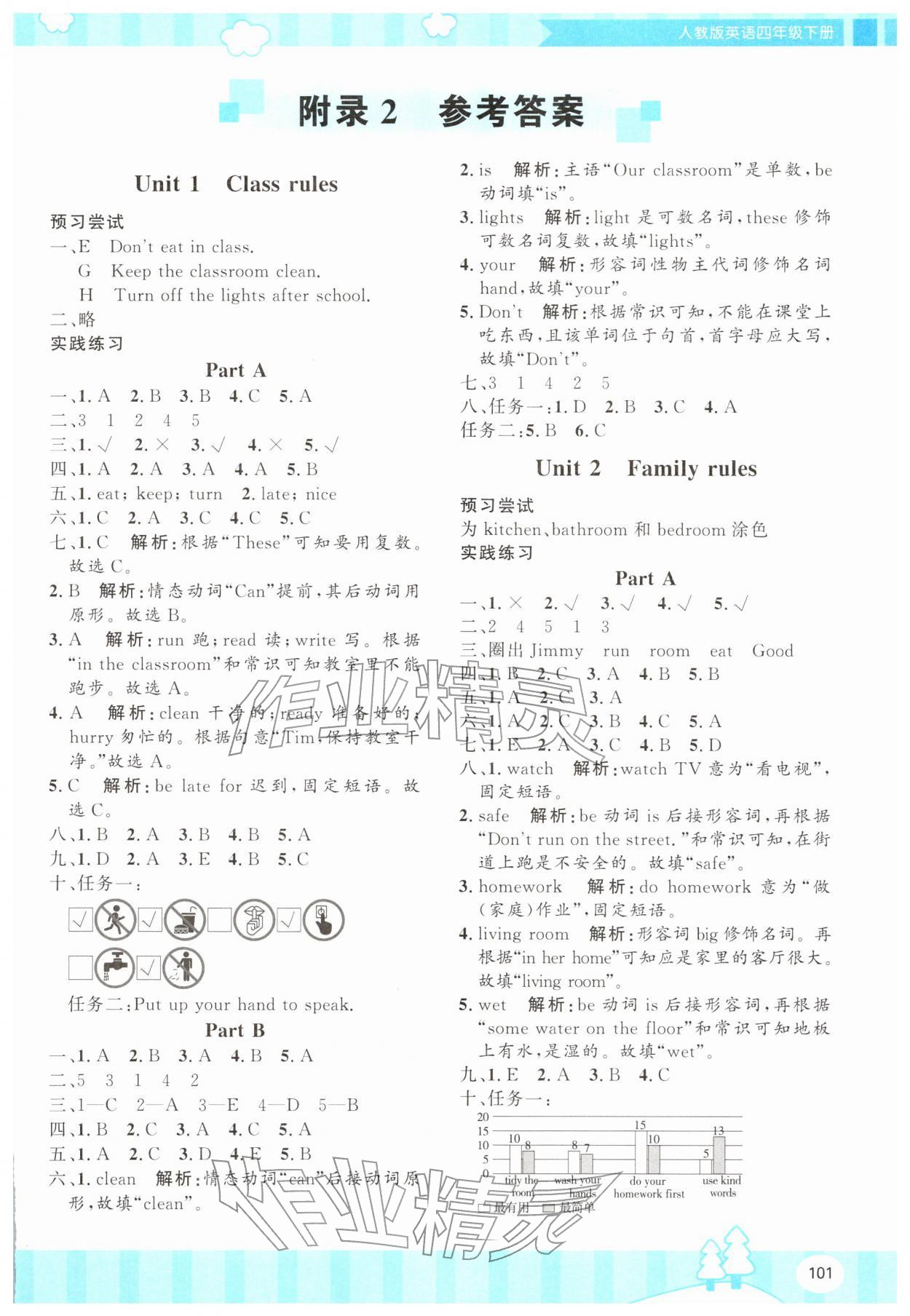 2026年同步实践评价课程基础训练湖南少年儿童出版社四年级英语下册人教版&nbsp;第1页