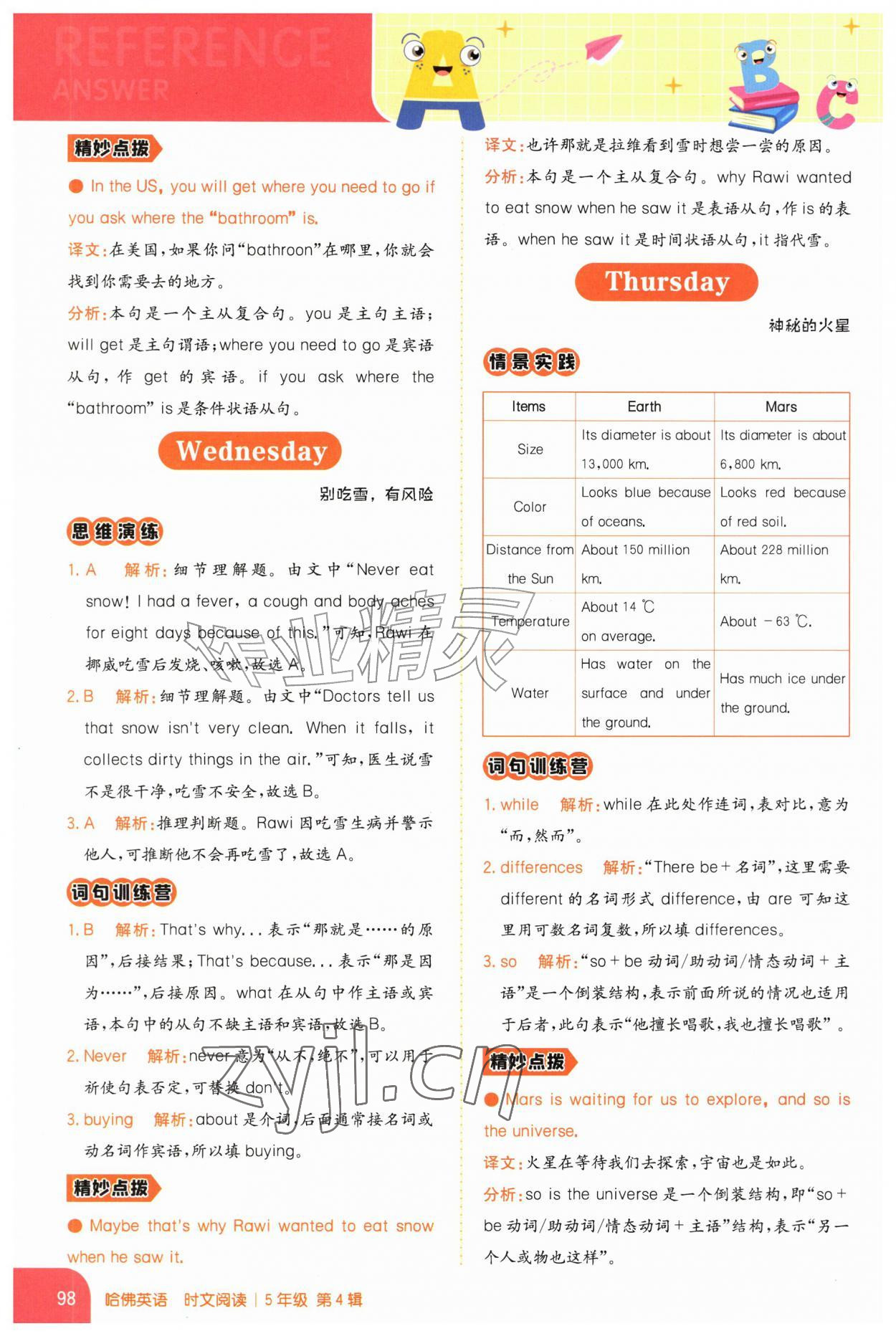 2026年哈佛英语时文阅读五年级&nbsp;第8页