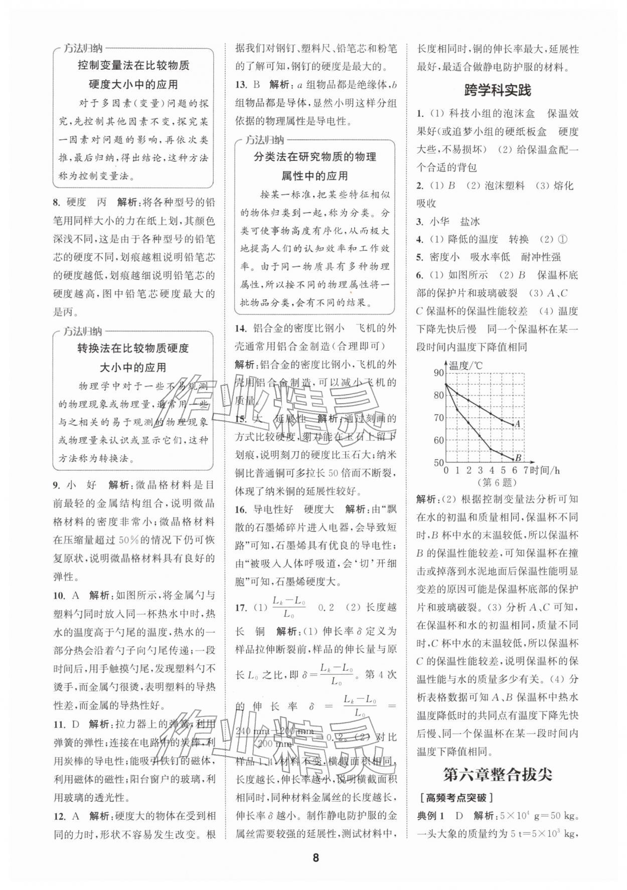 2026年拔尖特训八年级物理下册苏科版&nbsp;第8页