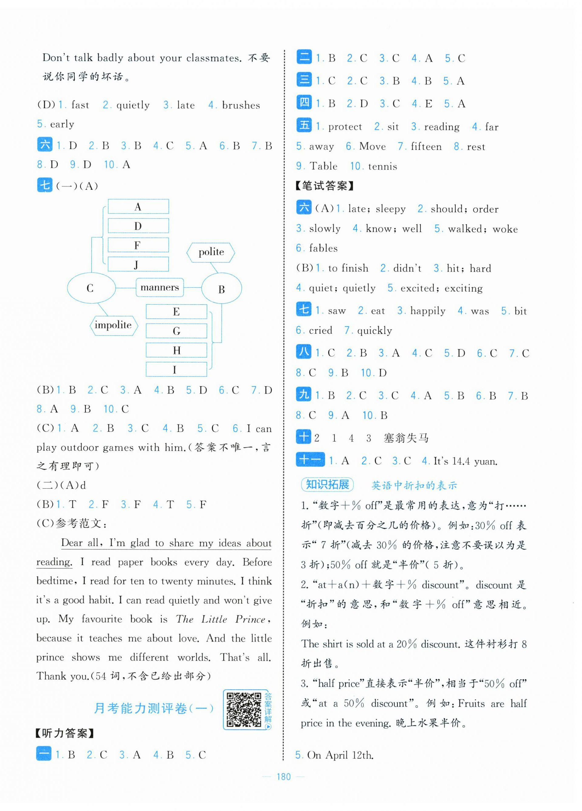 2026年学霸提优大试卷六年级英语下册译林版&nbsp;第6页