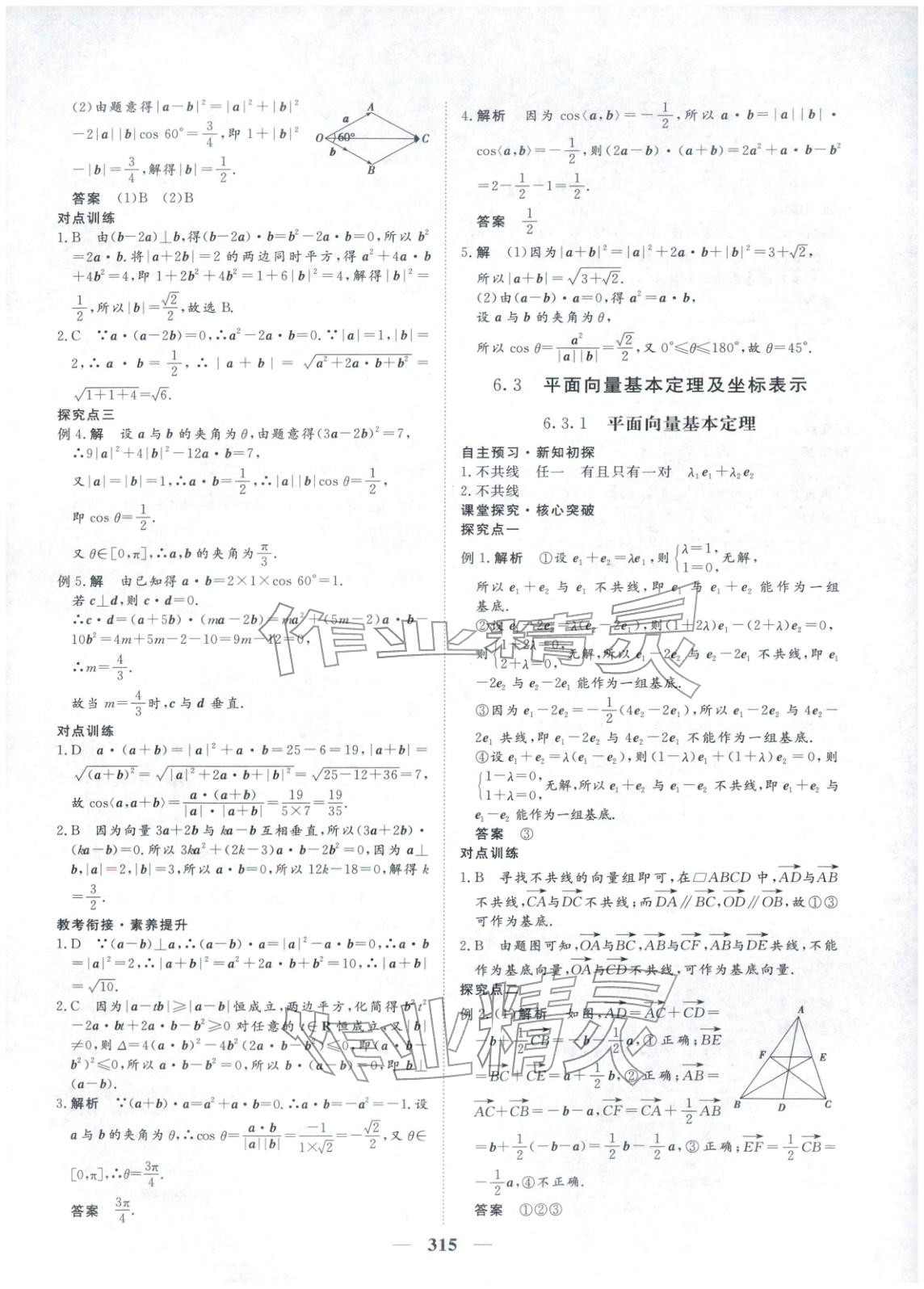 2025年维课金版高中数学必修第二册&nbsp;第6页
