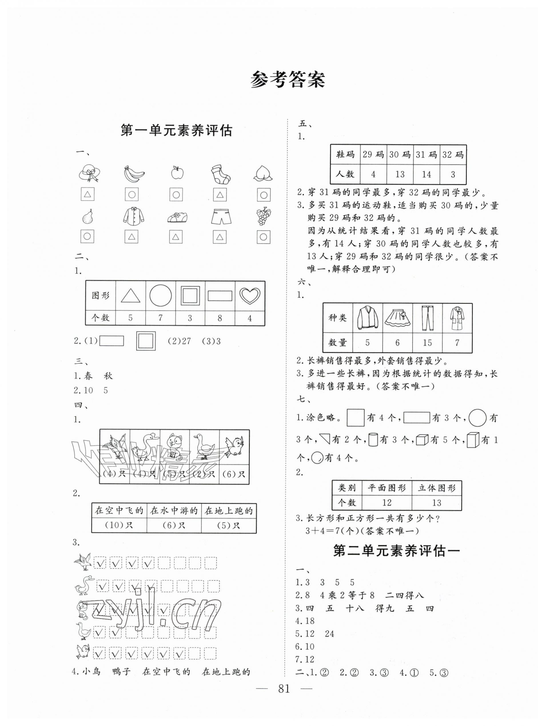 2026年智慧课堂素养评估二年级数学上册人教版&nbsp;第1页