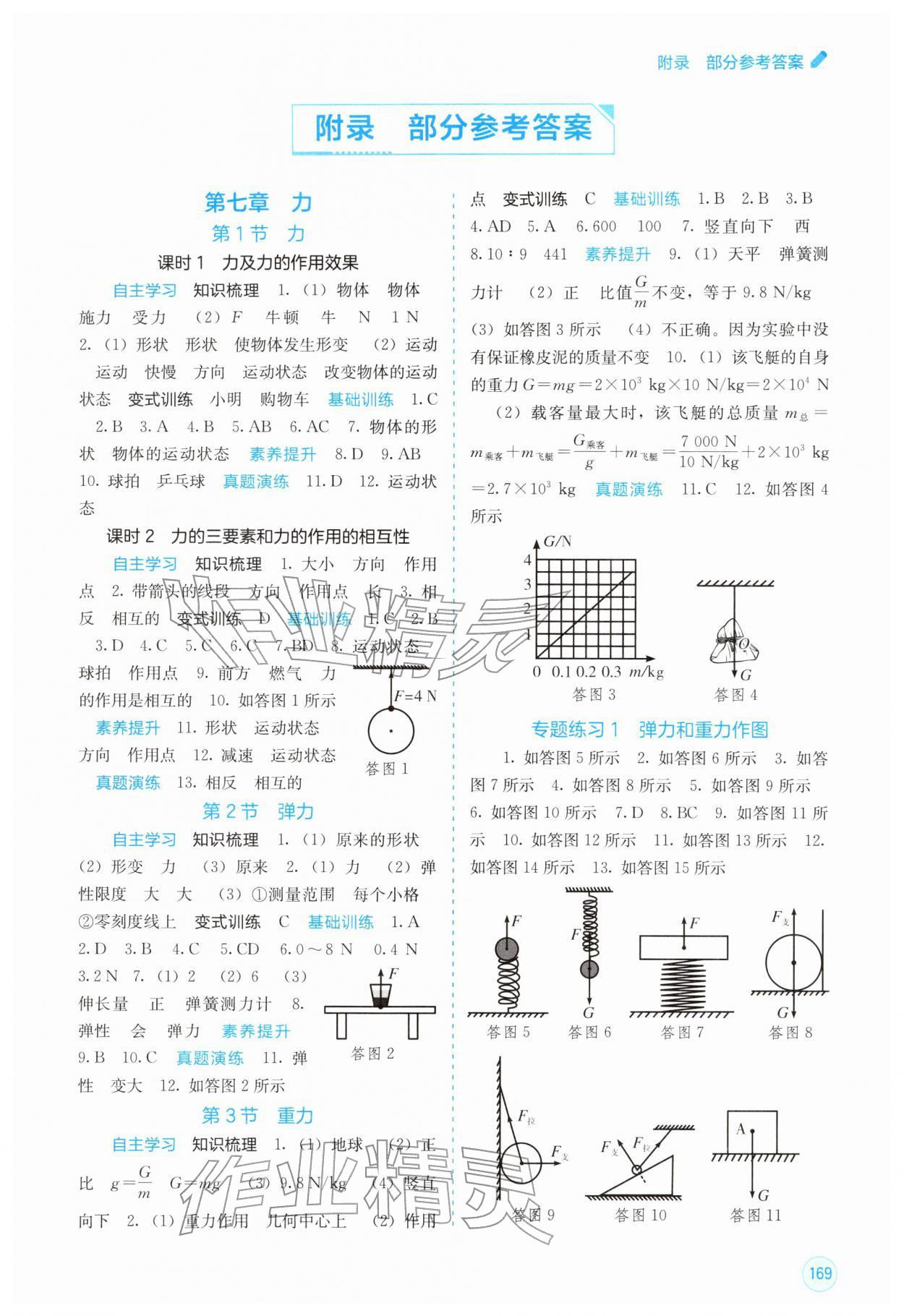 2026年自主学习能力测评八年级物理下册人教版&nbsp;第1页