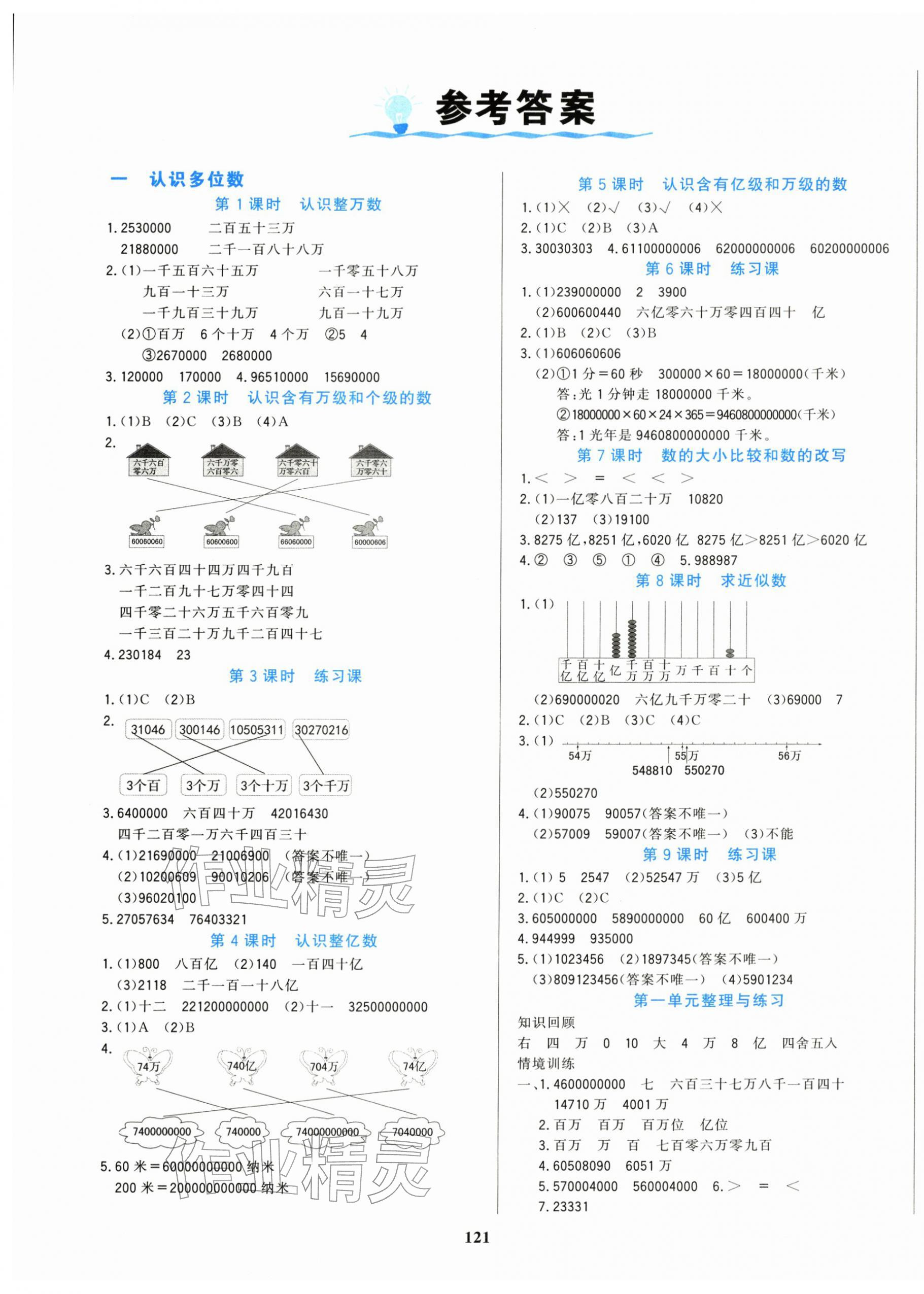 2026年学习辅导练习组合四年级数学下册苏教版贵州专版&nbsp;第1页
