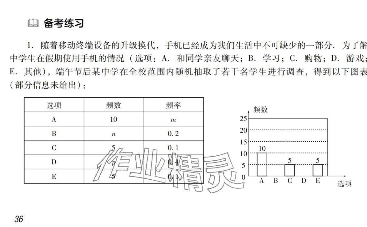 2024年激智数学中考&nbsp;参考答案第36页