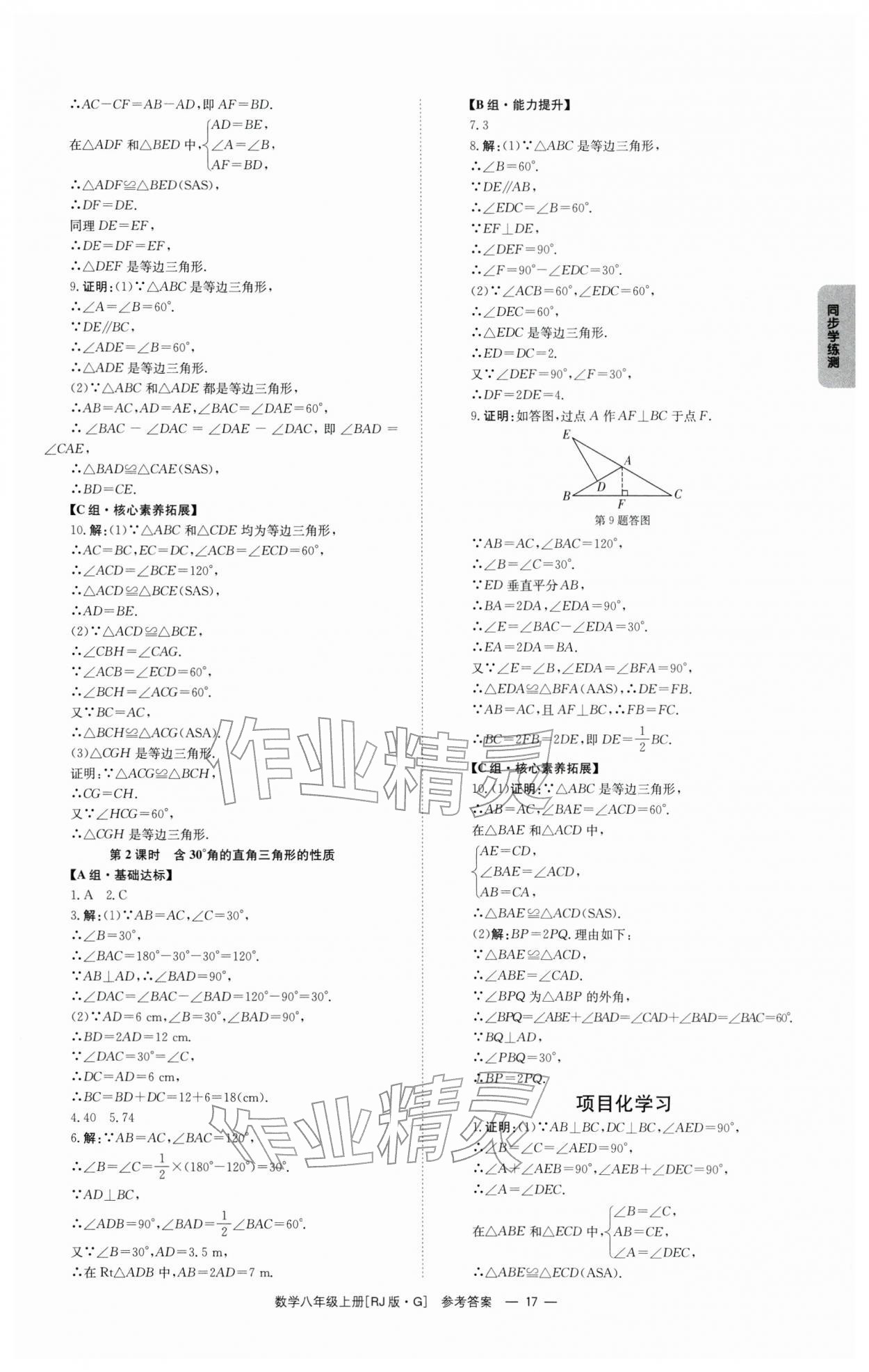 2025年全效學習同步學練測八年級數學上冊人教版 第17頁