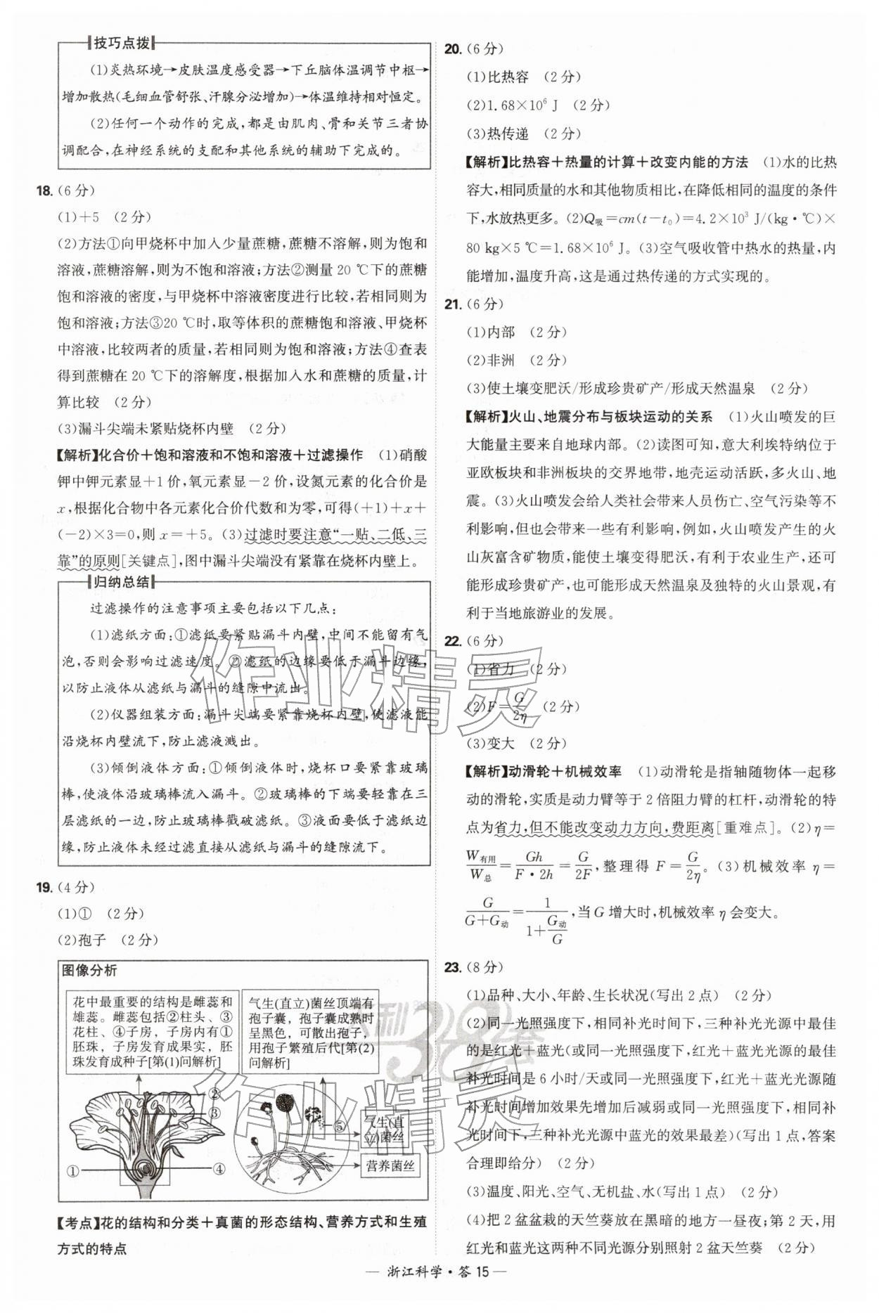2026年天利38套牛皮卷浙江省中考试题精粹科学&nbsp;第15页