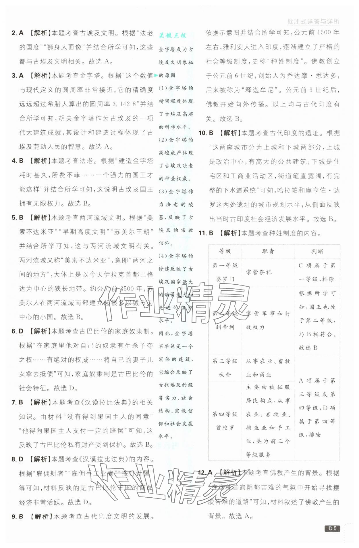 2025年初中必刷题九年级历史上册人教版&nbsp;第5页