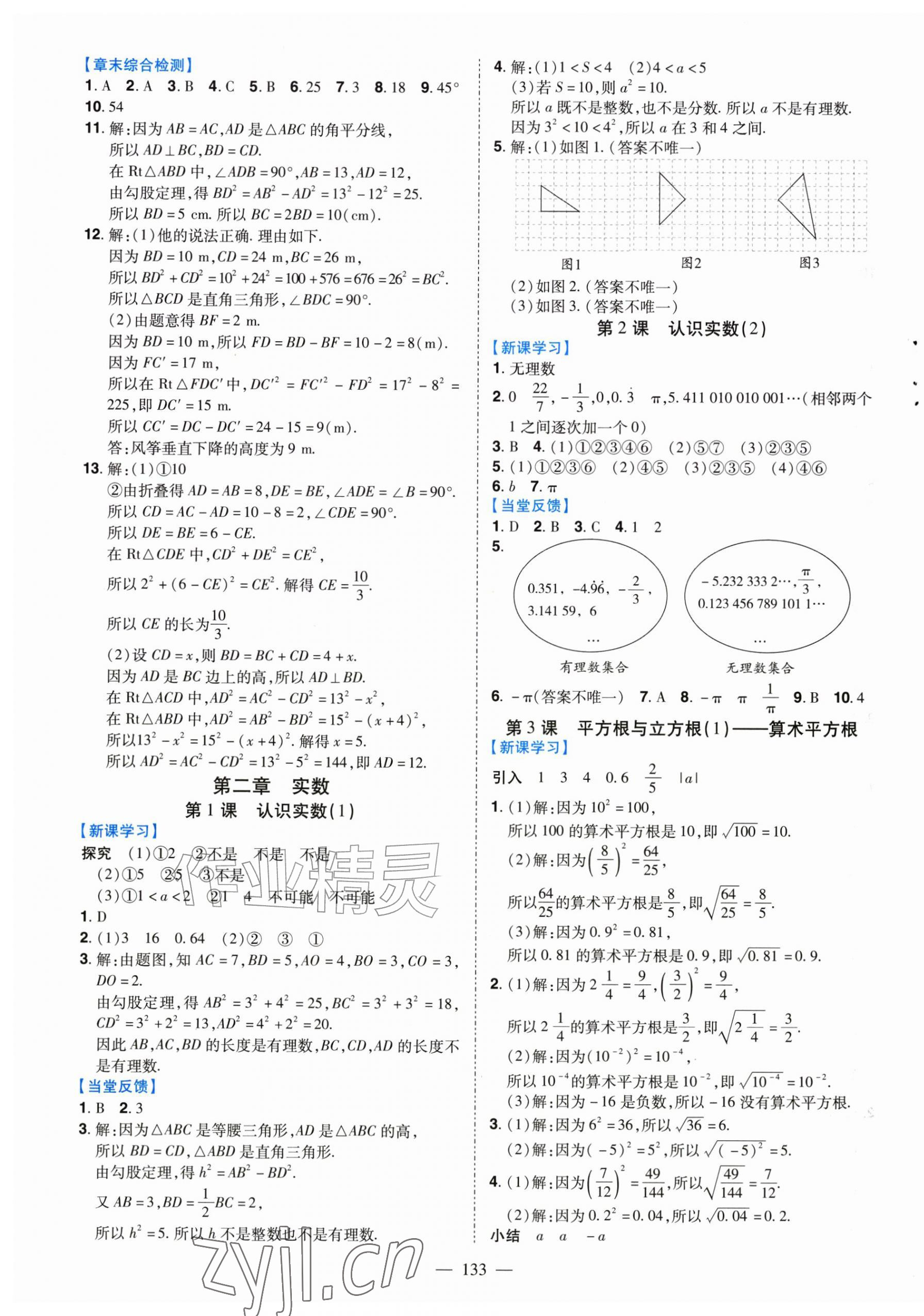 2026年南方新课堂金牌学案八年级数学上册北师大版&nbsp;第3页
