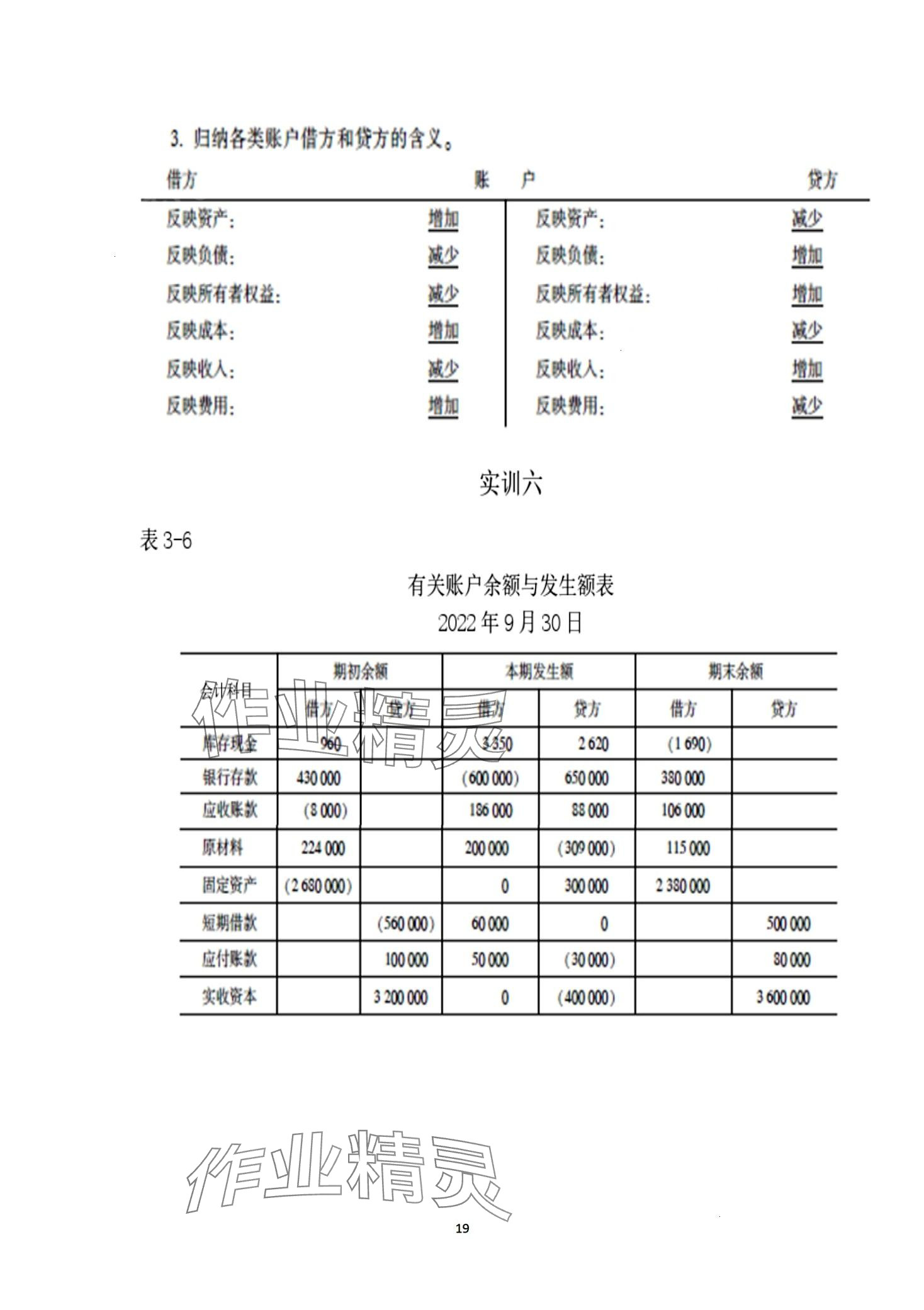 2024年基础会计习题集第六版&nbsp;第19页
