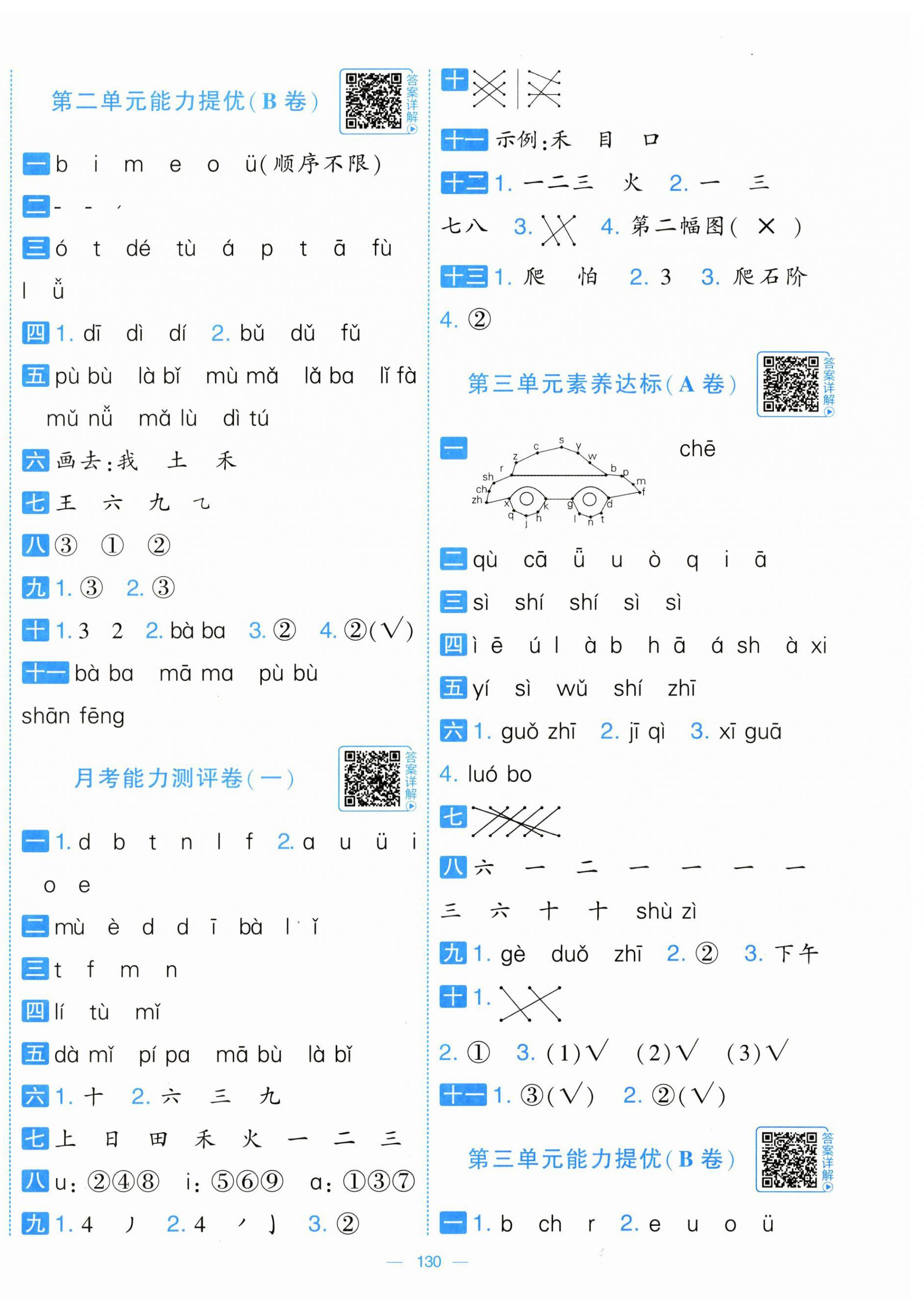 2026年学霸提优大试卷一年级语文上册人教版&nbsp;第2页