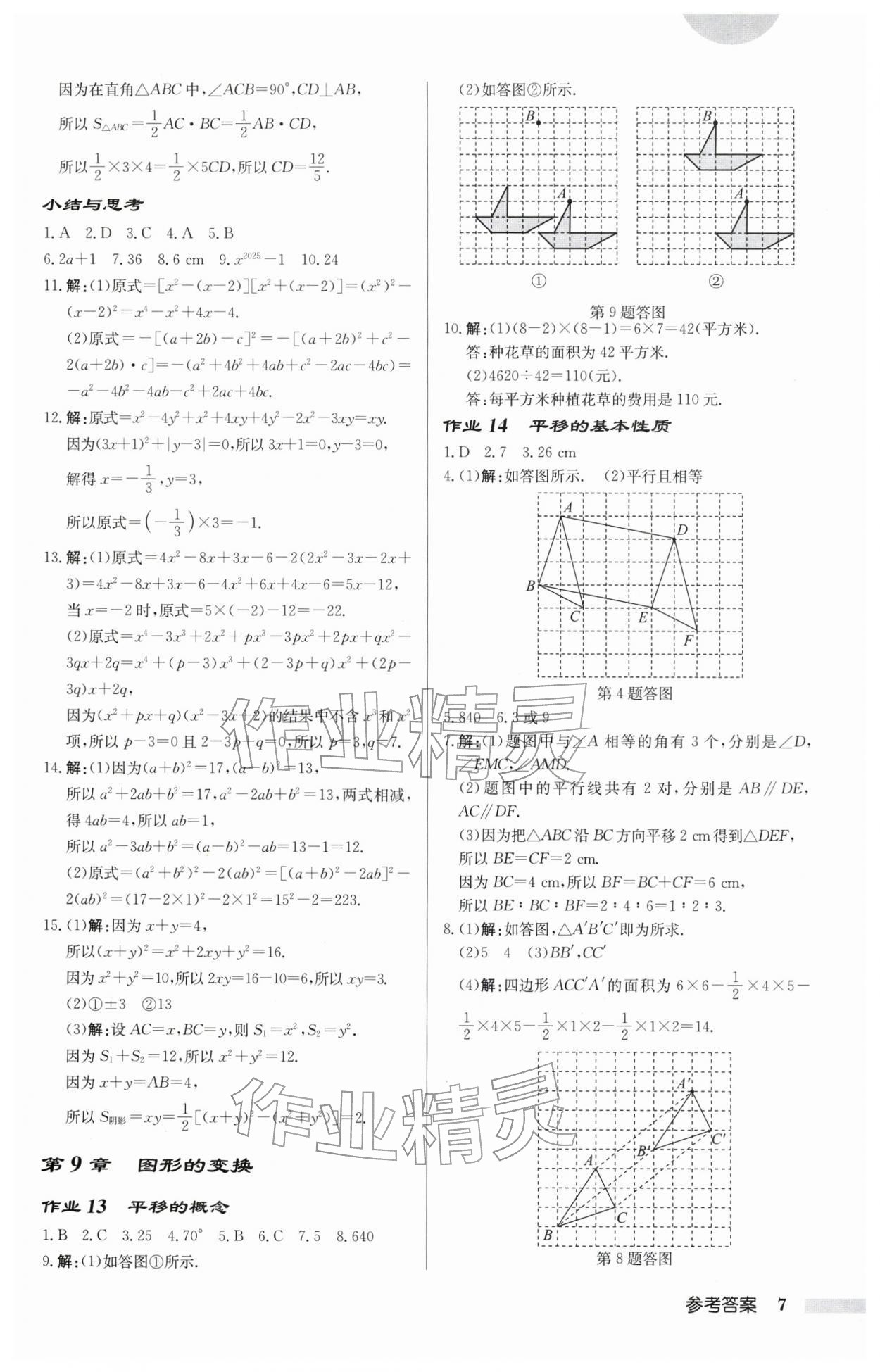 2026年同步分层训练七年级数学下册苏科版&nbsp;第7页