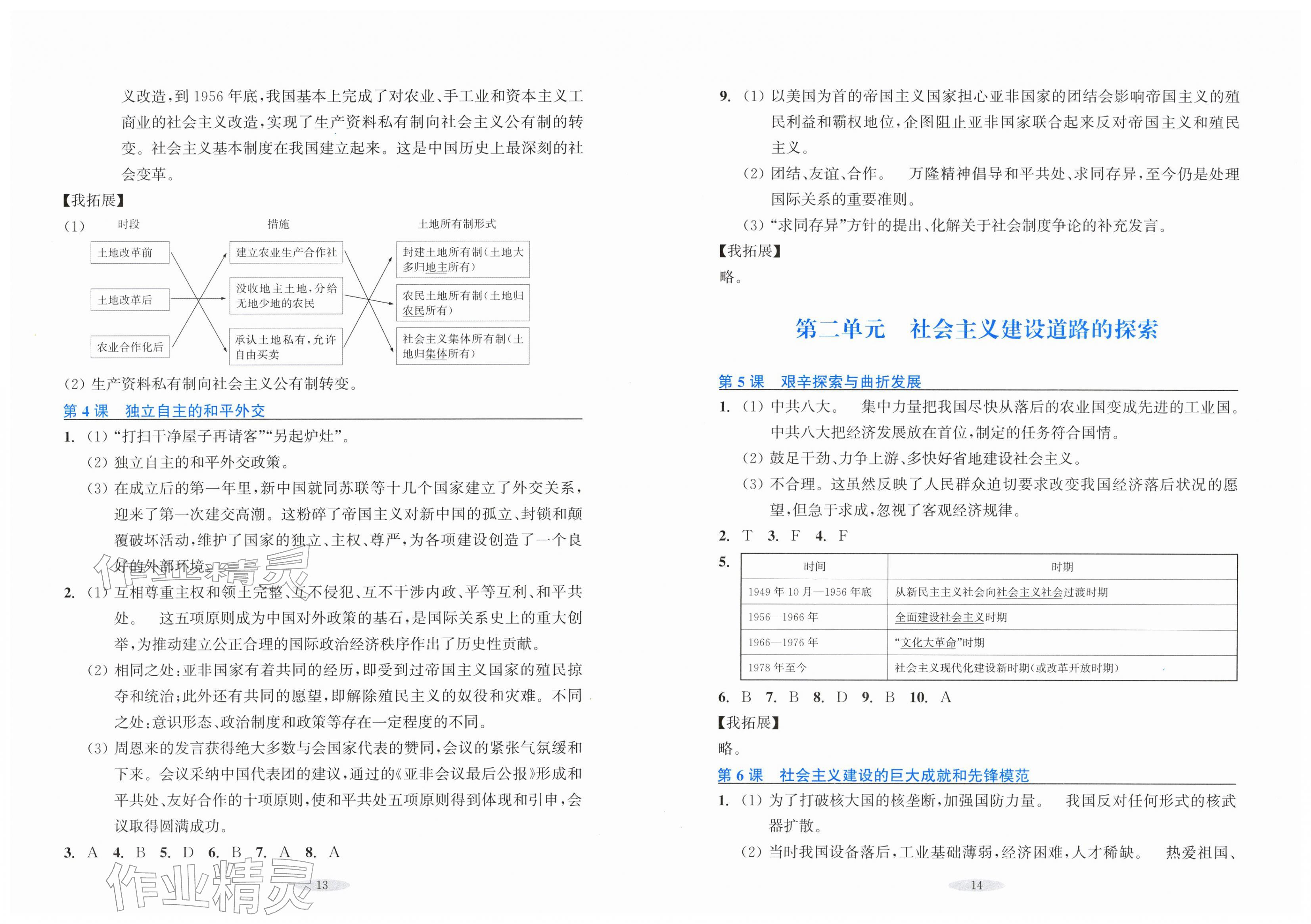 2026年预学与导学八年级历史下册人教版&nbsp;第3页