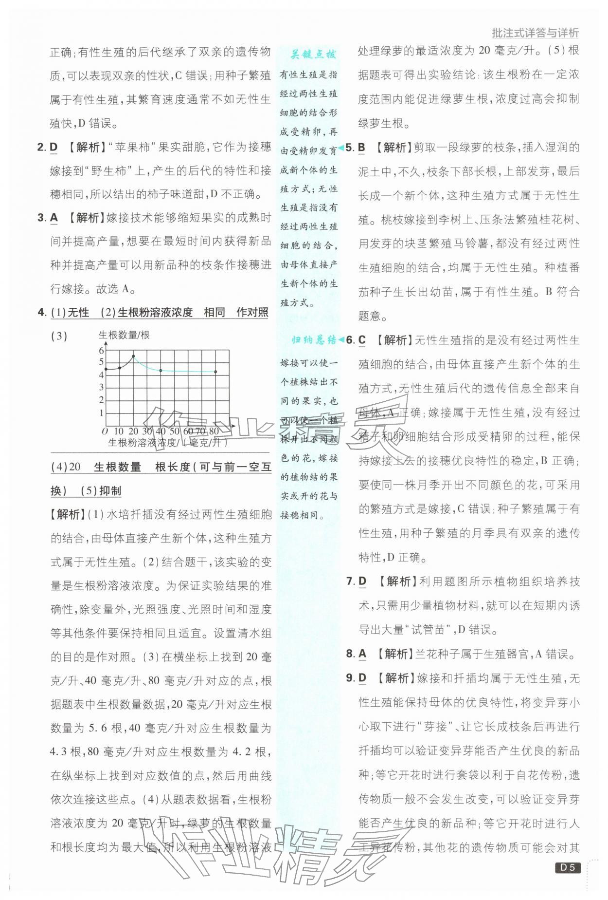 2026年初中必刷题八年级生物下册人教版&nbsp;第5页