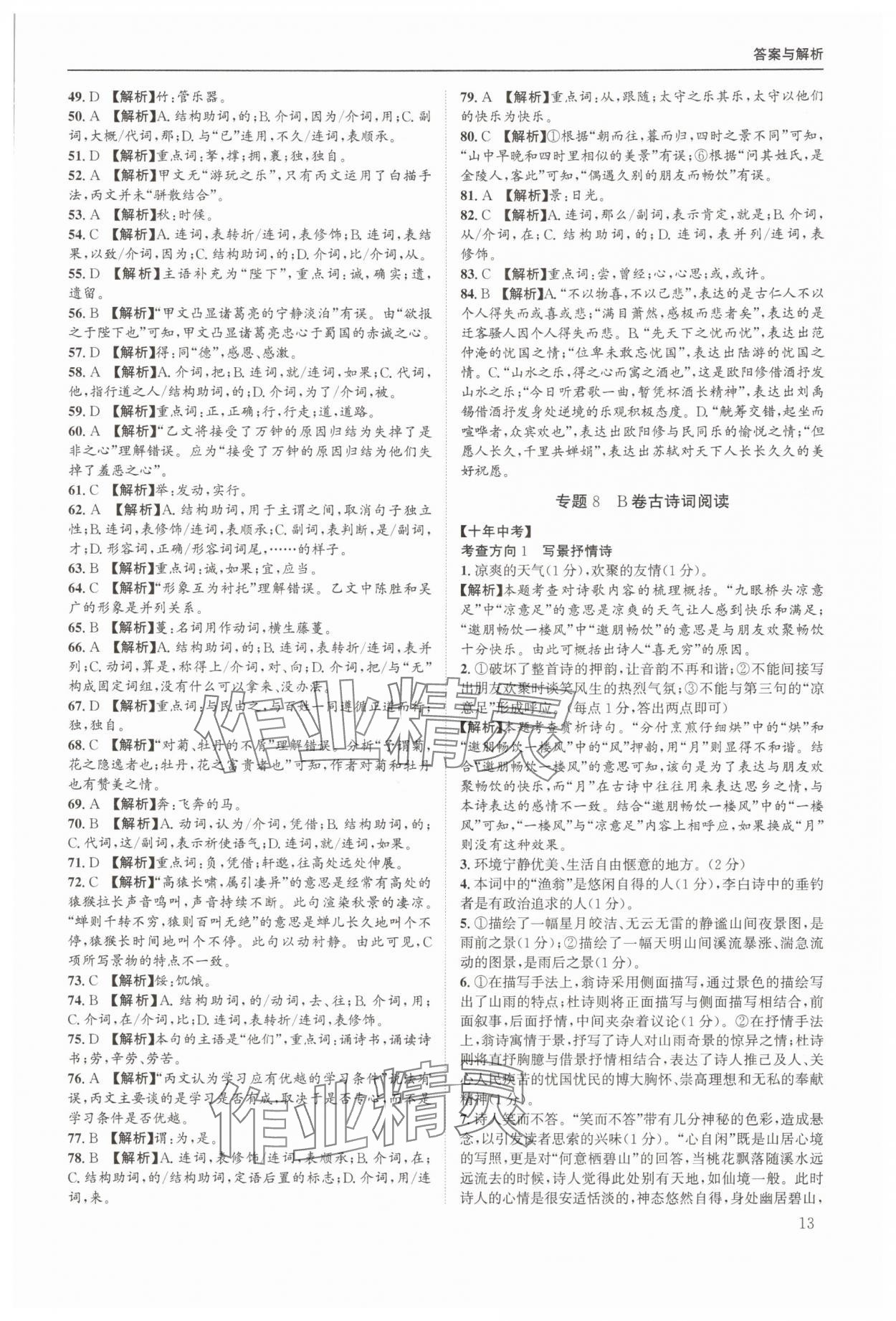 2025年实至中考核心考点精编语文中考成都专版&nbsp;第13页
