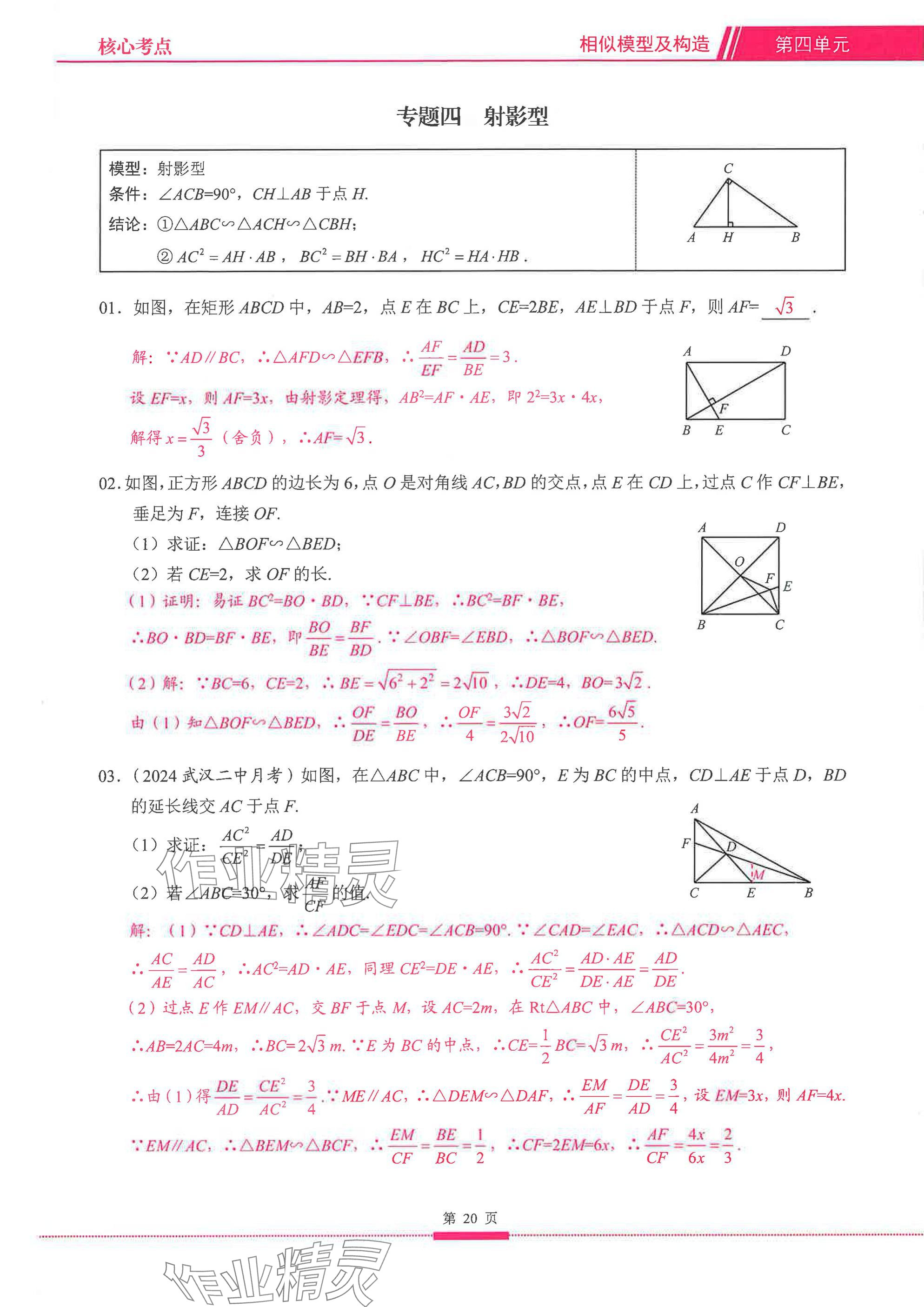 2025年名校学典核心考点延边大学出版社数学&nbsp;参考答案第20页
