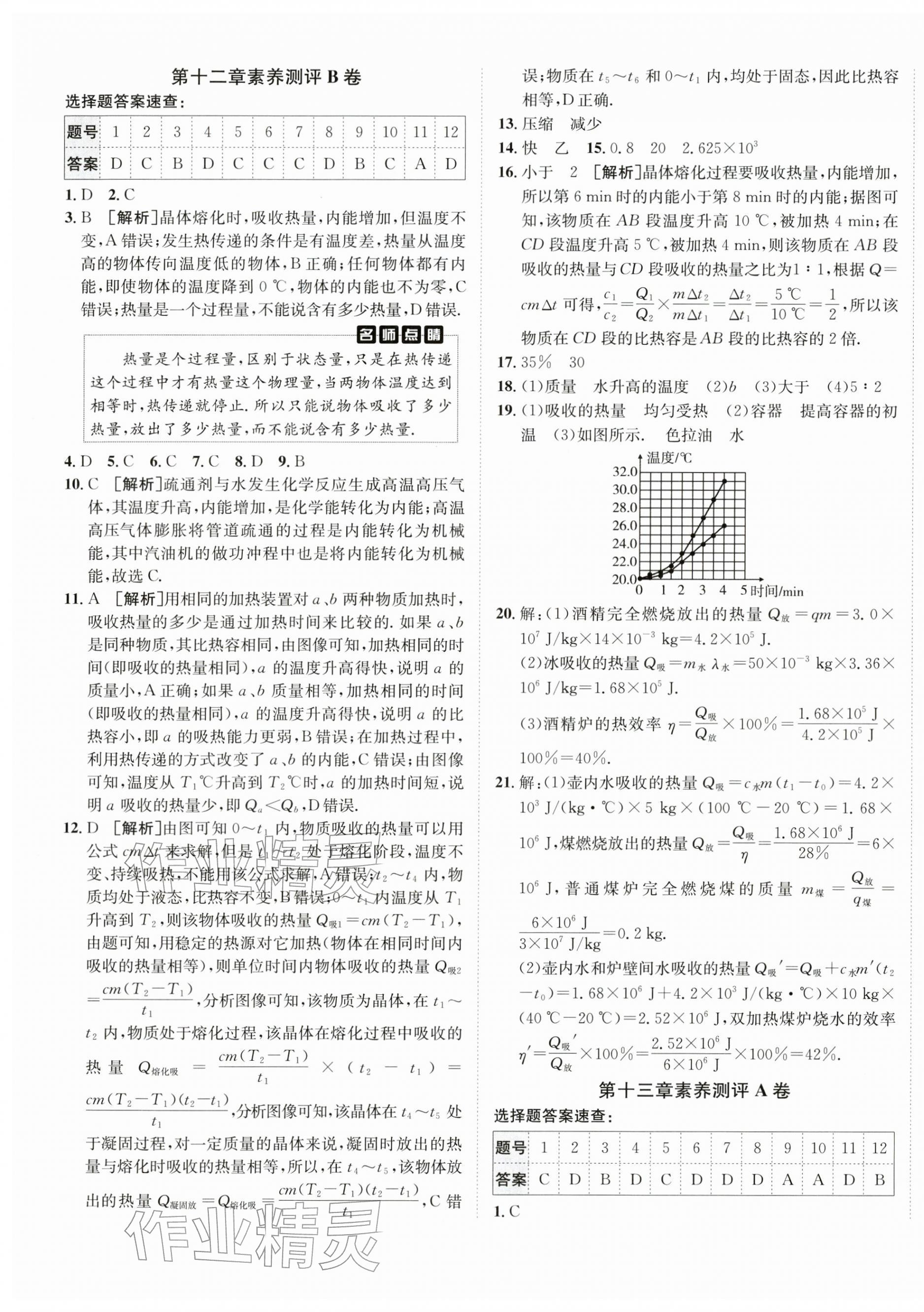 2025年海淀单元测试AB卷九年级物理全一册沪粤版&nbsp;第5页