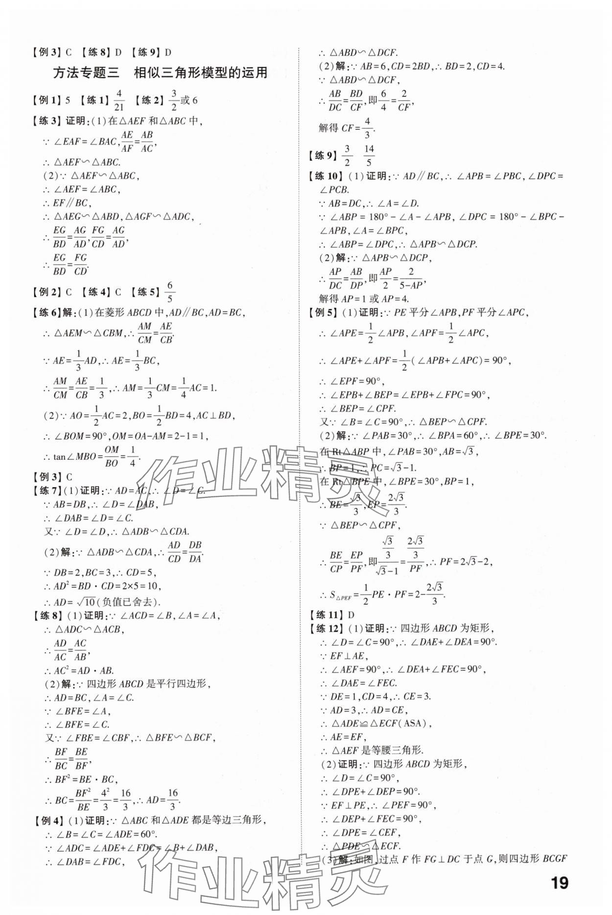 2025年智乐星中考命题研究数学中考重庆专版&nbsp;参考答案第18页