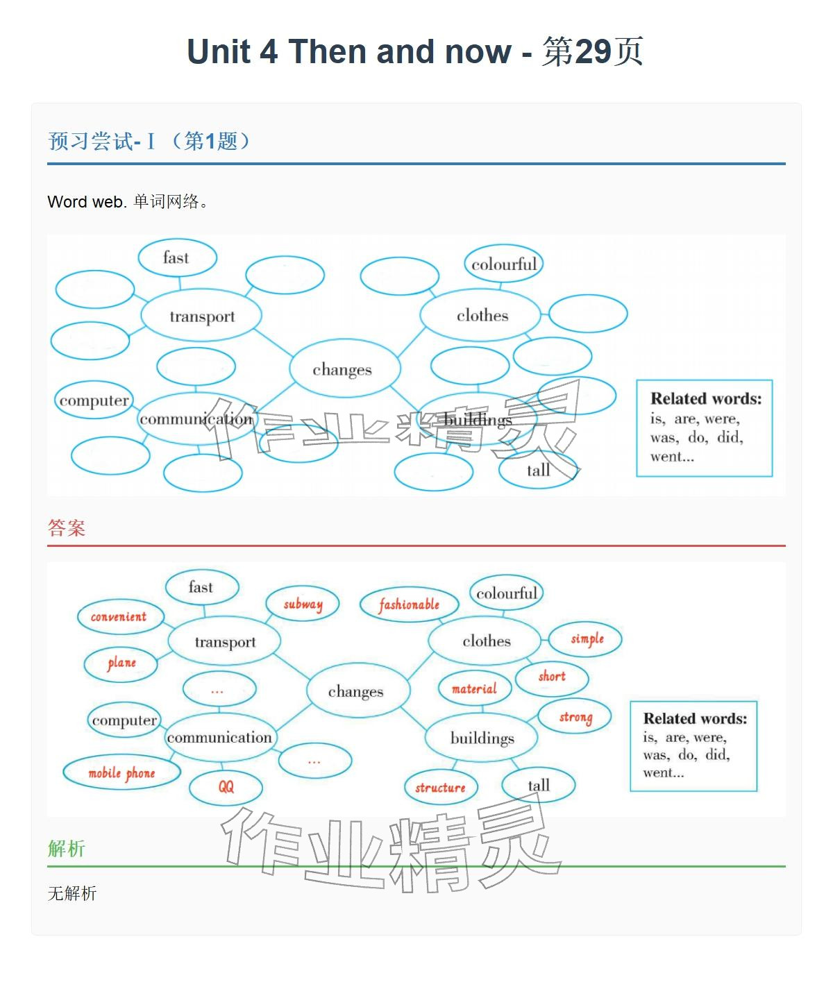 2026年同步实践评价课程基础训练六年级英语下册人教版&nbsp;参考答案第51页