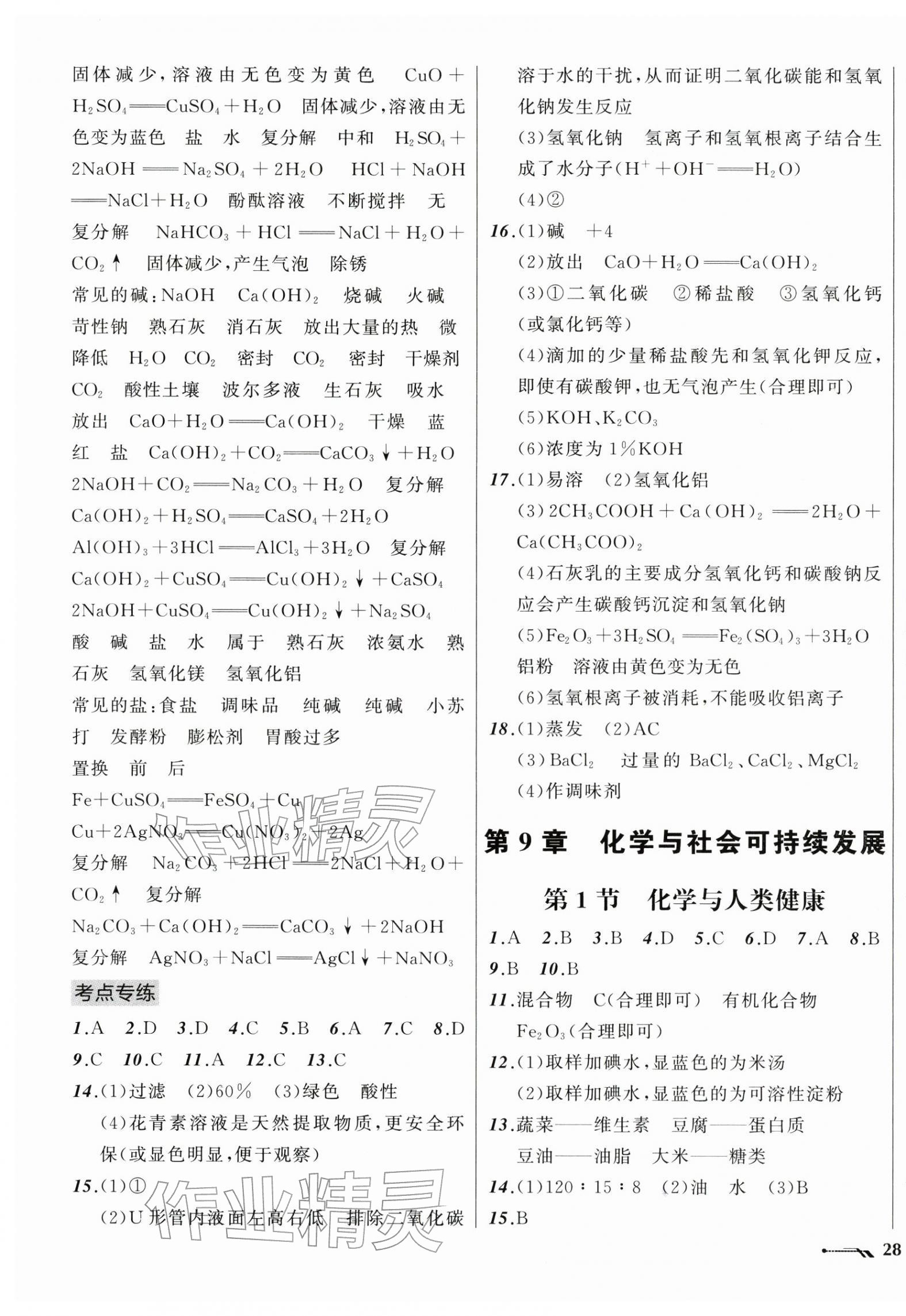 2026年新课程新教材导航学九年级化学下册沪教版&nbsp;第7页