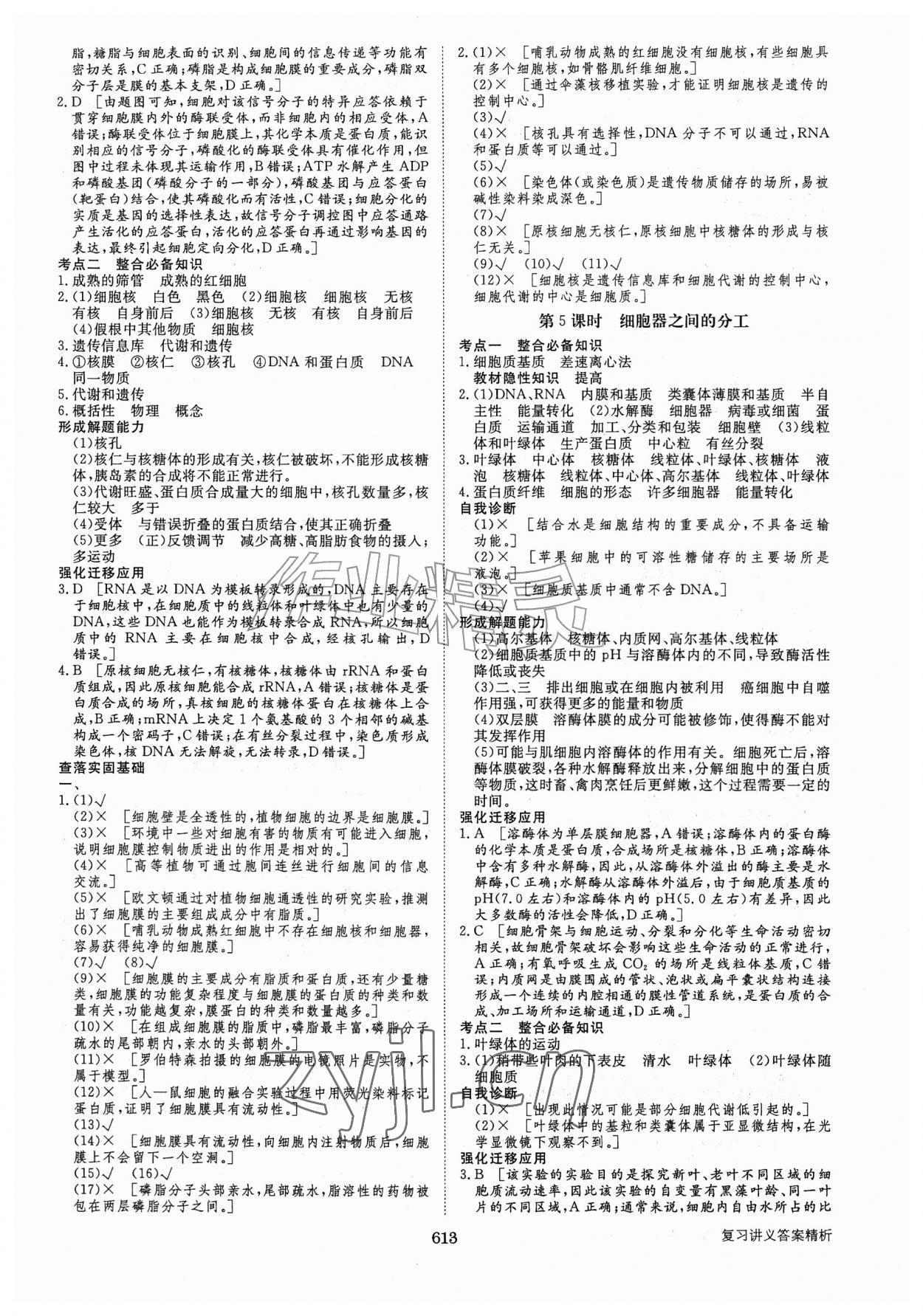 2026年步步高大一轮复习讲义高中生物人教版&nbsp;第5页