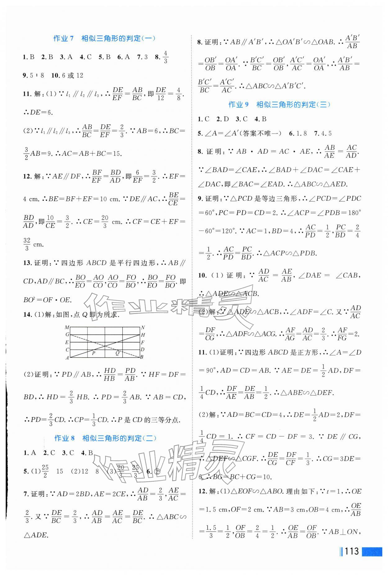 2026年作业新编九年级数学下册人教版&nbsp;第5页
