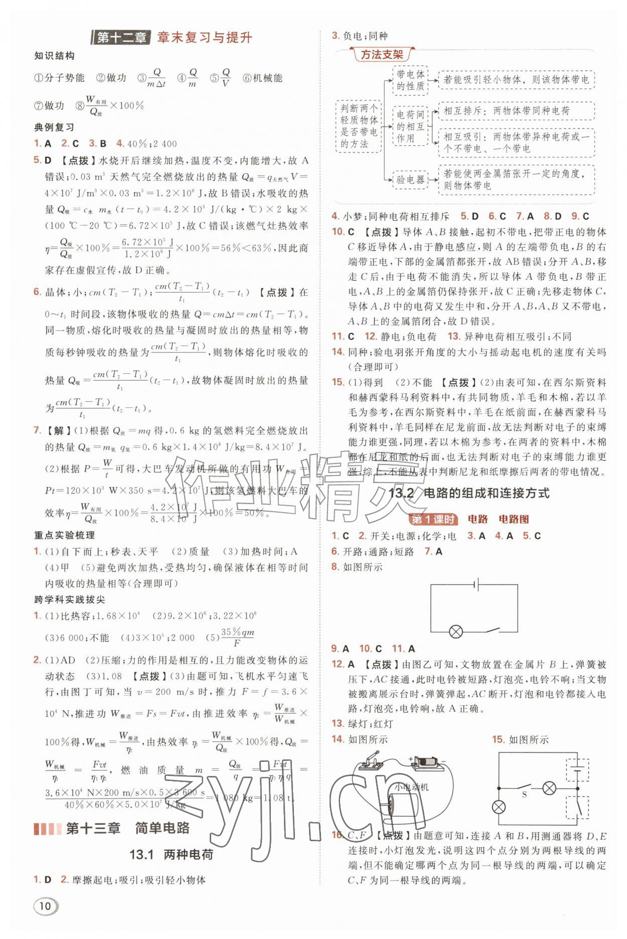 2026年综合应用创新题典中点九年级物理全一册沪粤版&nbsp;第10页