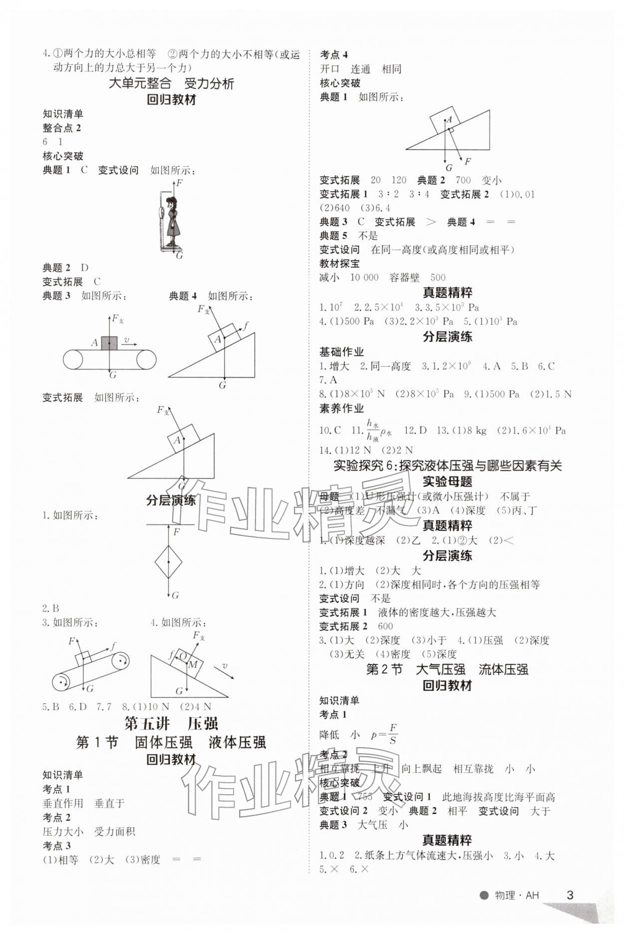2026年中考特训营物理安徽专版&nbsp;第3页