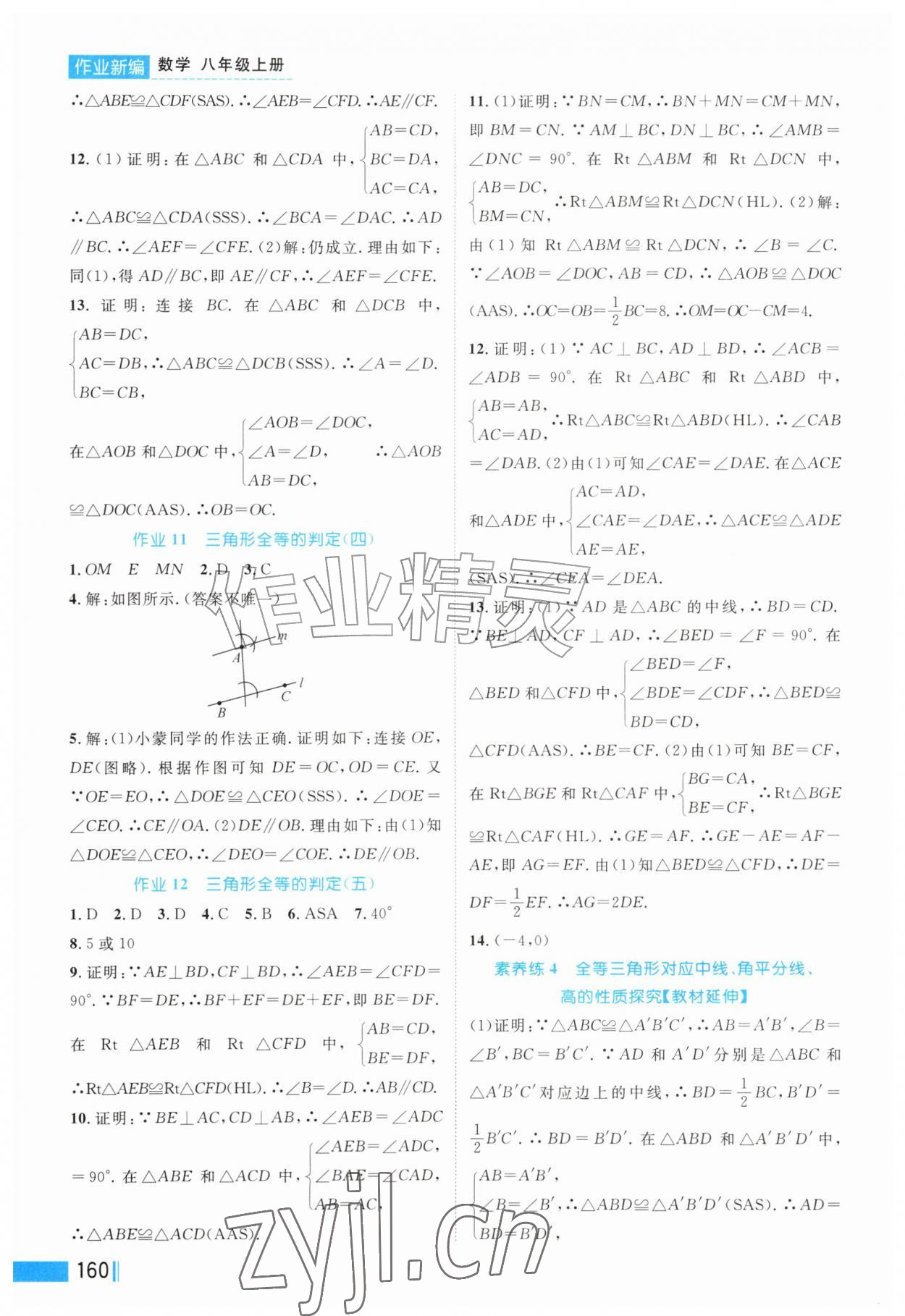 2026年作业新编八年级数学上册人教版&nbsp;第6页