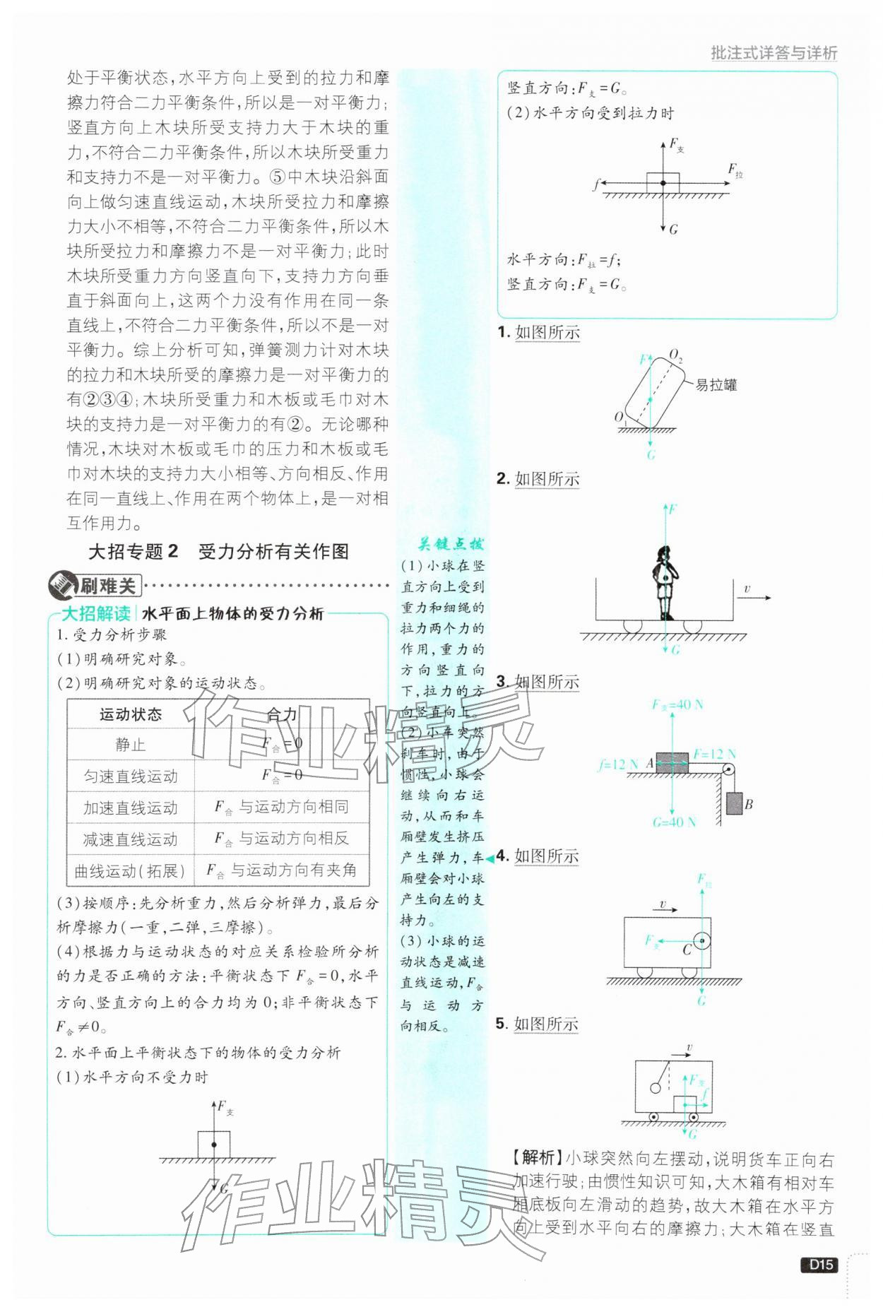 2026年初中必刷题八年级物理下册人教版&nbsp;参考答案第15页