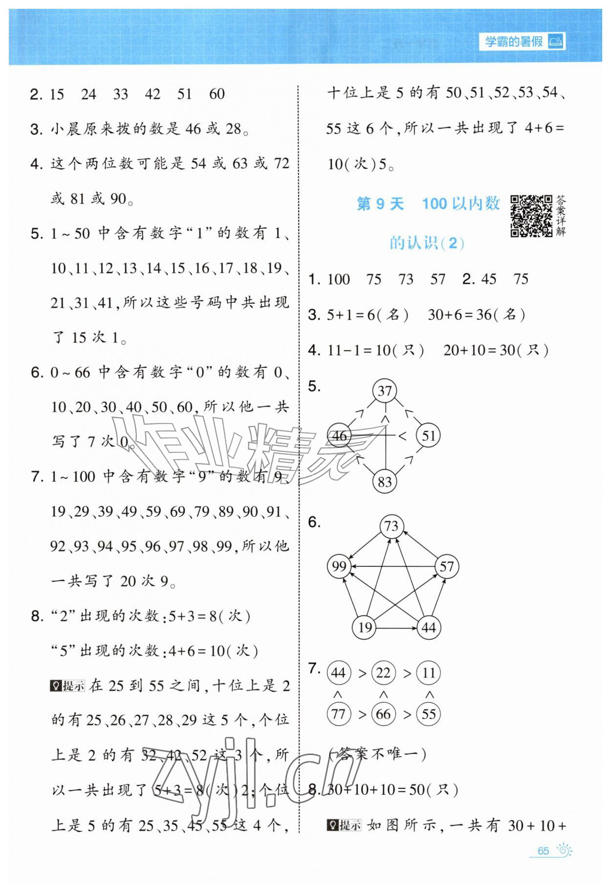 2026年学霸的暑假暑期思维题大通关一升二数学&nbsp;第5页