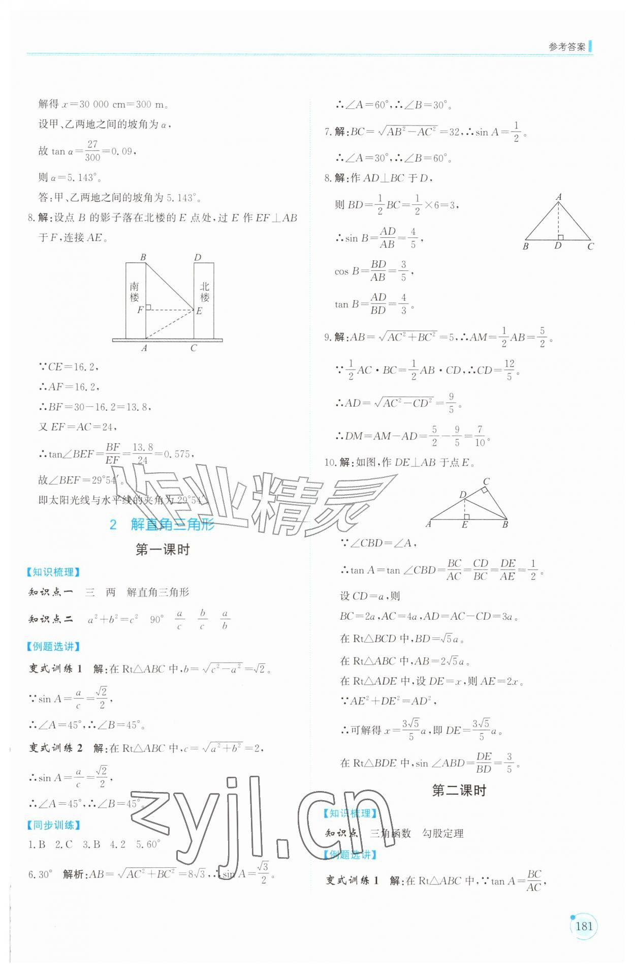 2026年同步练习册山东科学技术出版社九年级数学上册鲁教版五四制&nbsp;第5页