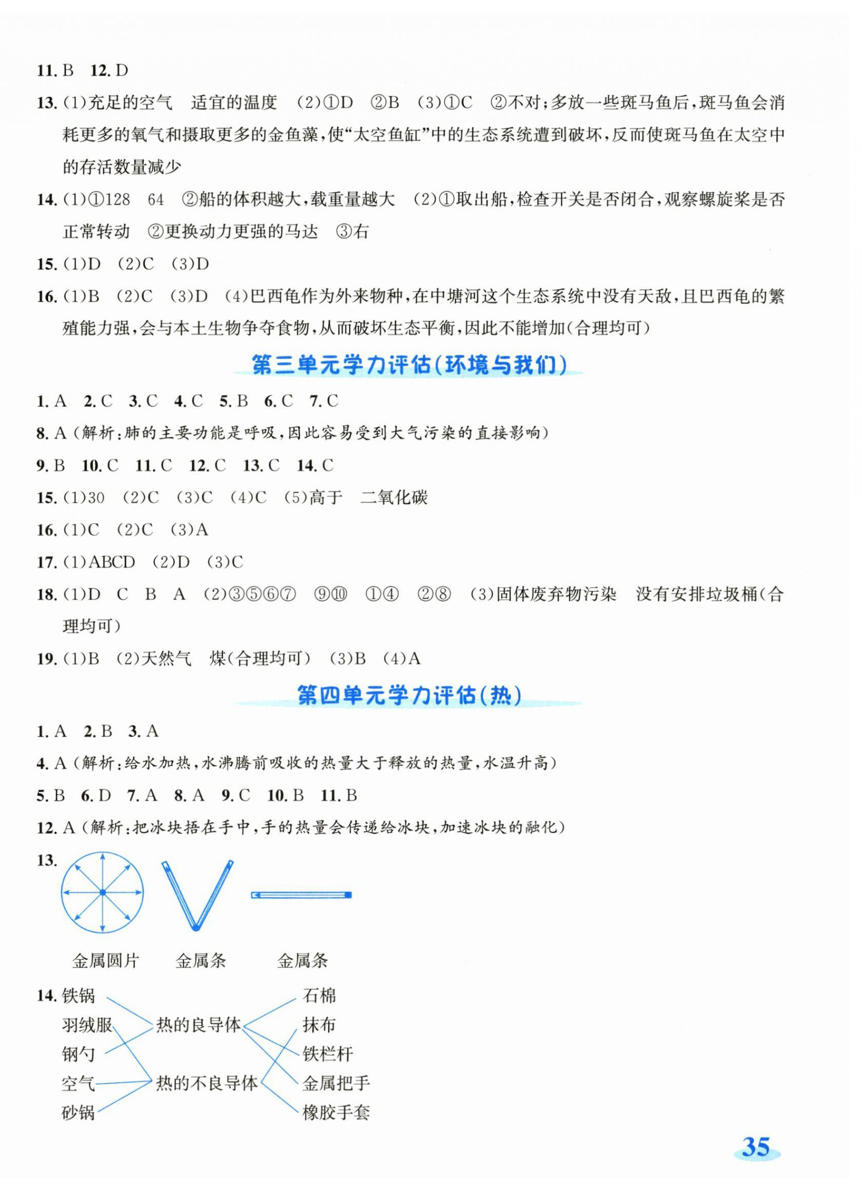 2026年奔跑吧全程领航卷五年级科学下册教科版&nbsp;第2页