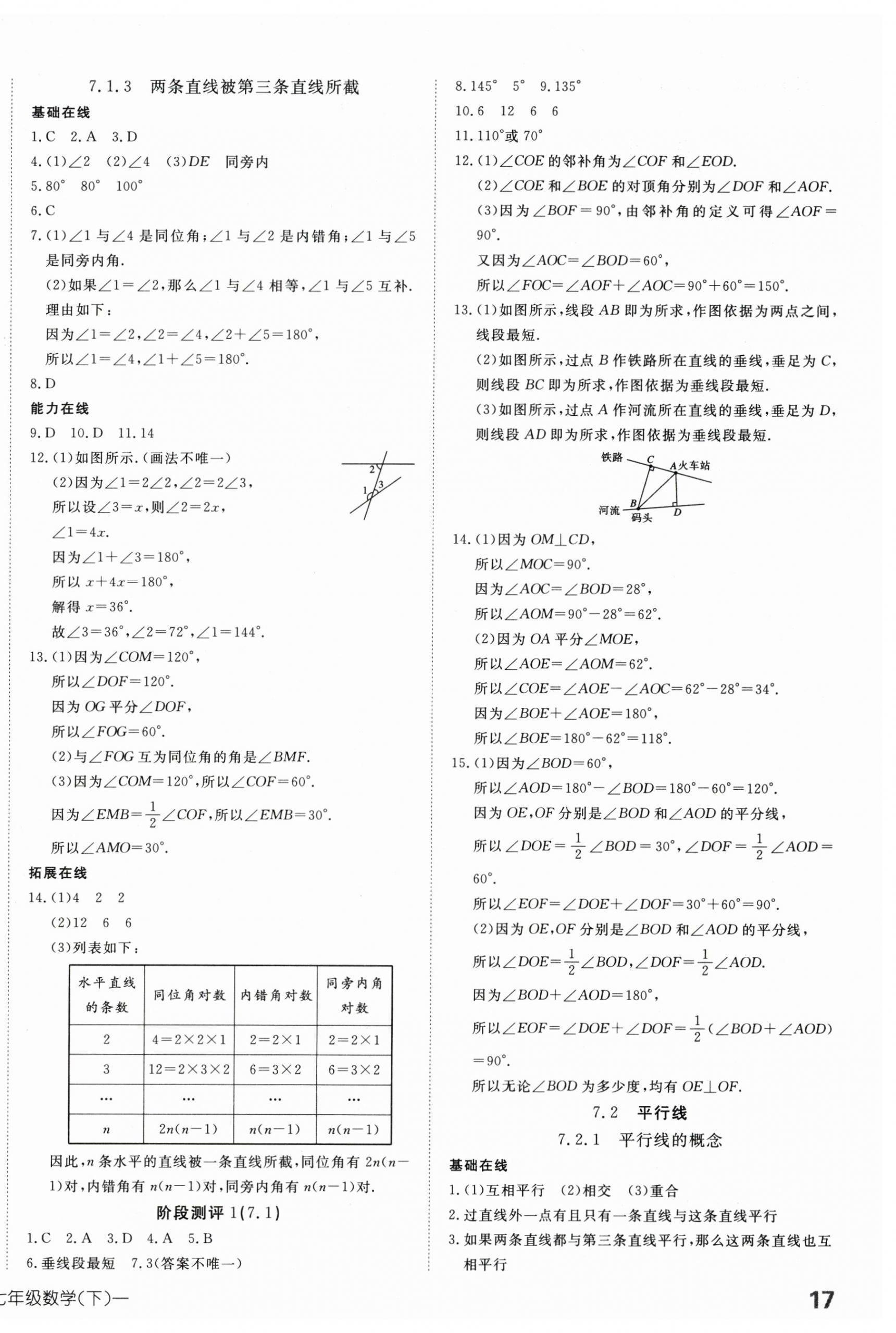 2026年探究在线高效课堂七年级数学下册人教版&nbsp;第2页