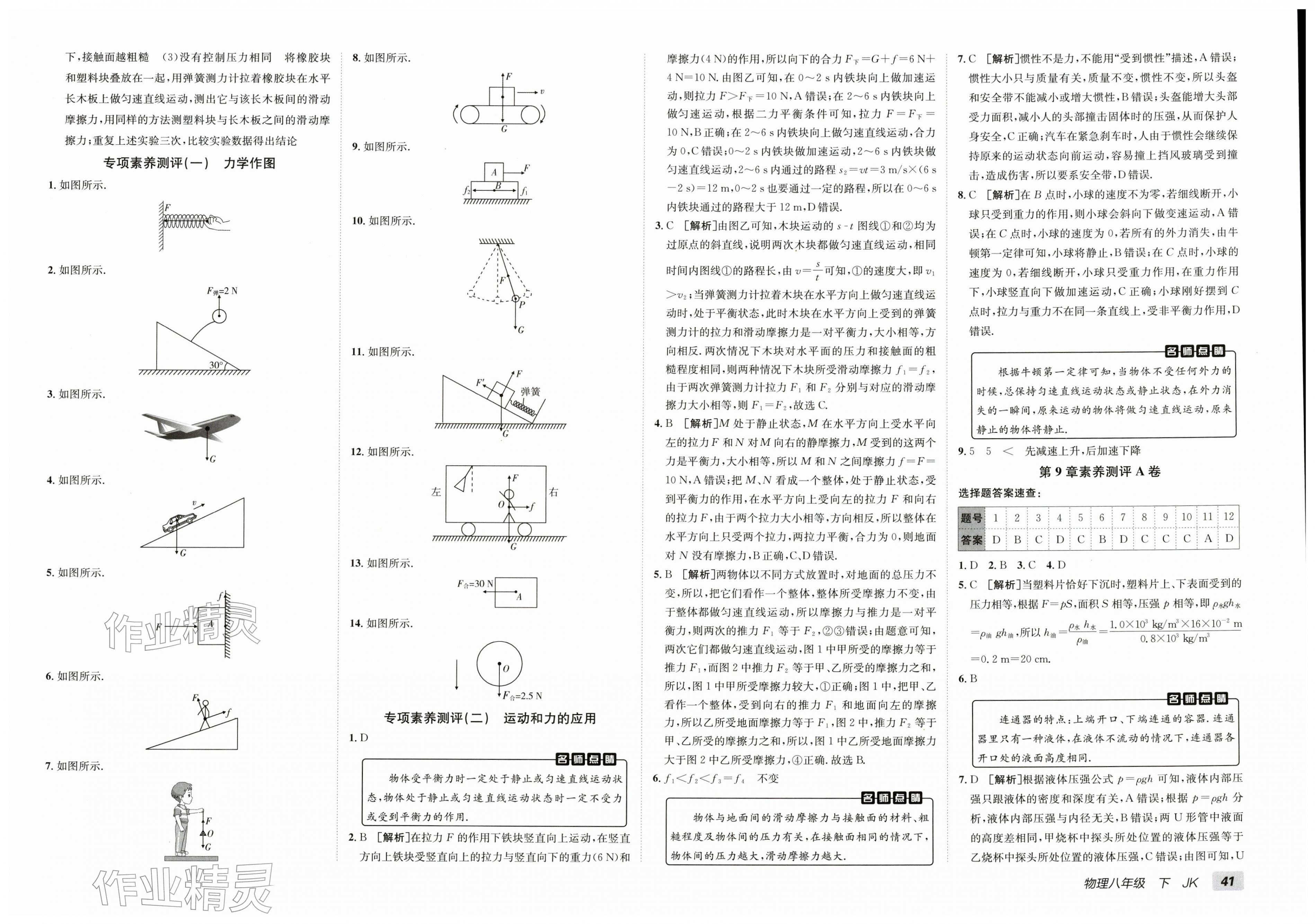 2026年海淀单元测试AB卷八年级物理下册教科版&nbsp;第3页
