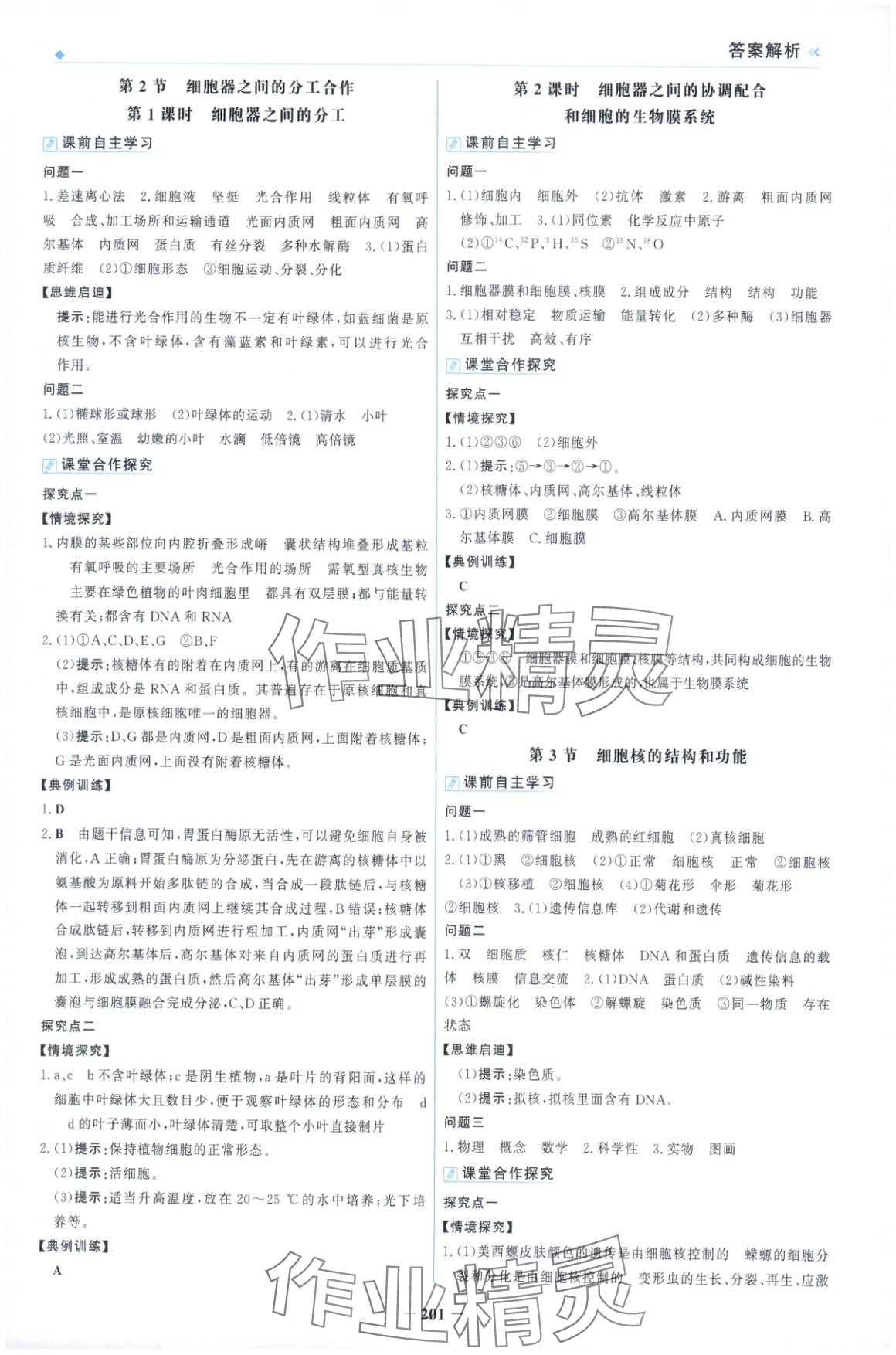 2025年金榜领航高中生物必修第一册人教版&nbsp;第5页