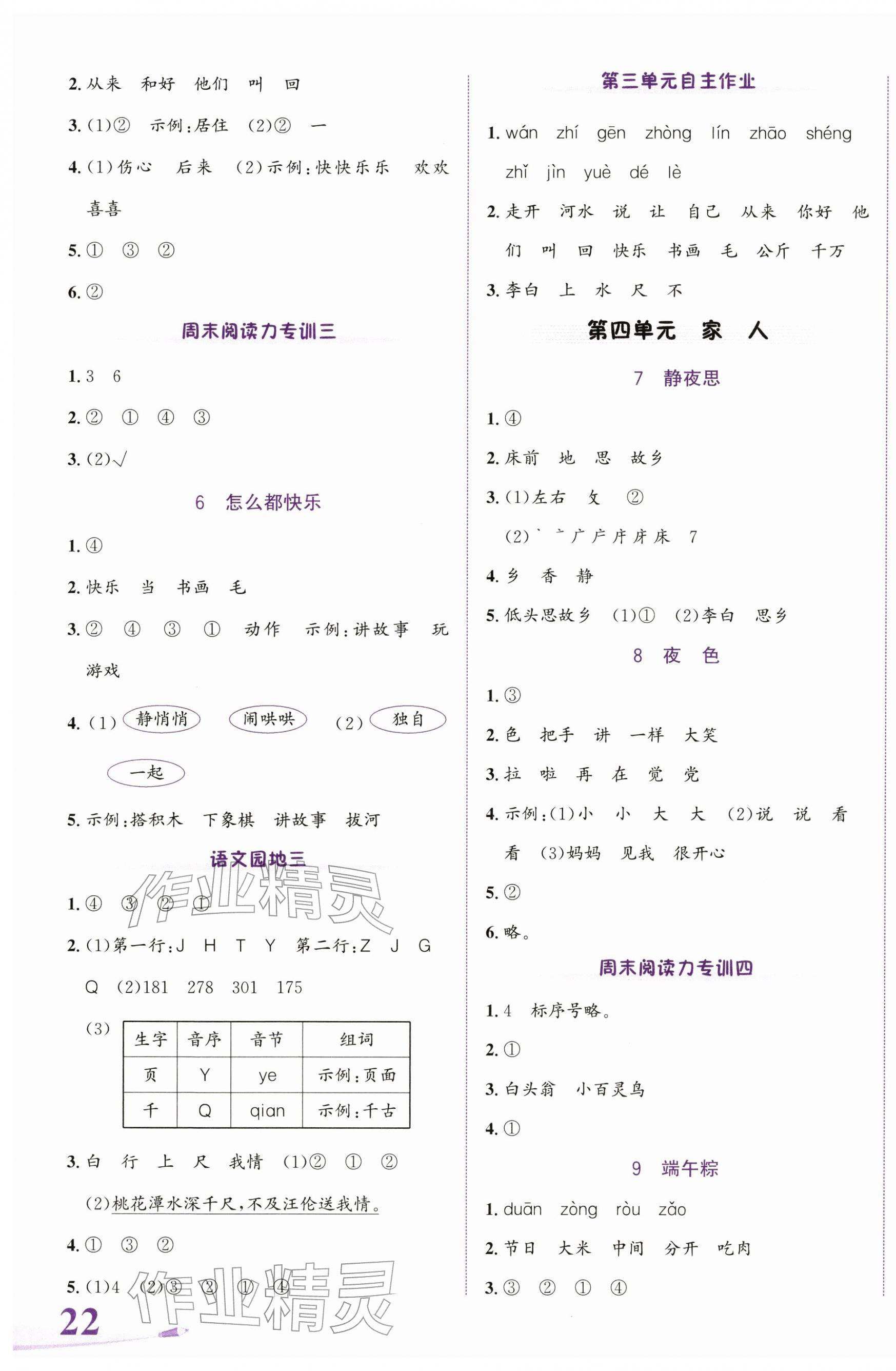 2026年奔跑吧少年一年级语文下册人教版&nbsp;第3页