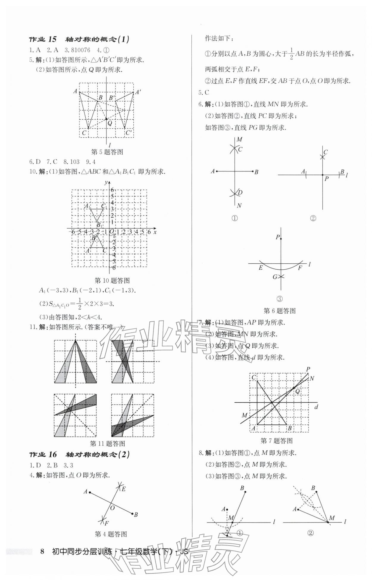 2026年同步分层训练七年级数学下册苏科版&nbsp;第8页