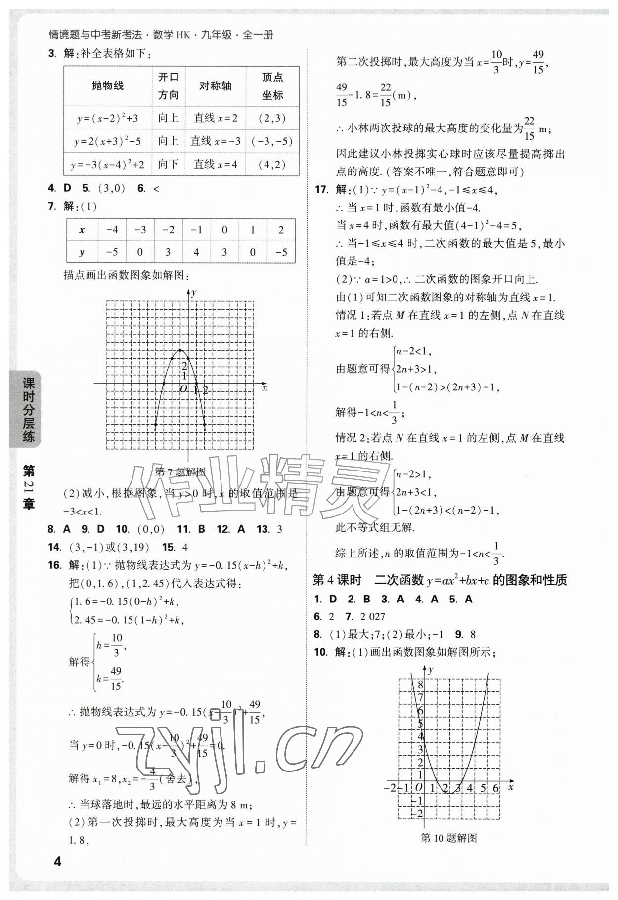 2026年万唯中考情境题九年级数学全一册沪科版&nbsp;第4页