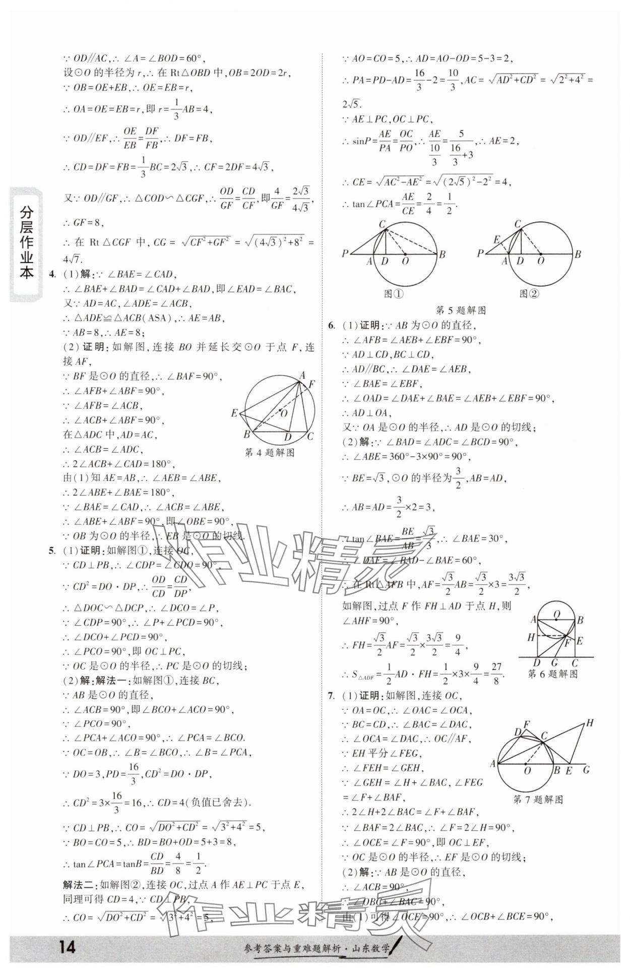 2025年一战成名考前新方案数学山东专版&nbsp;参考答案第13页