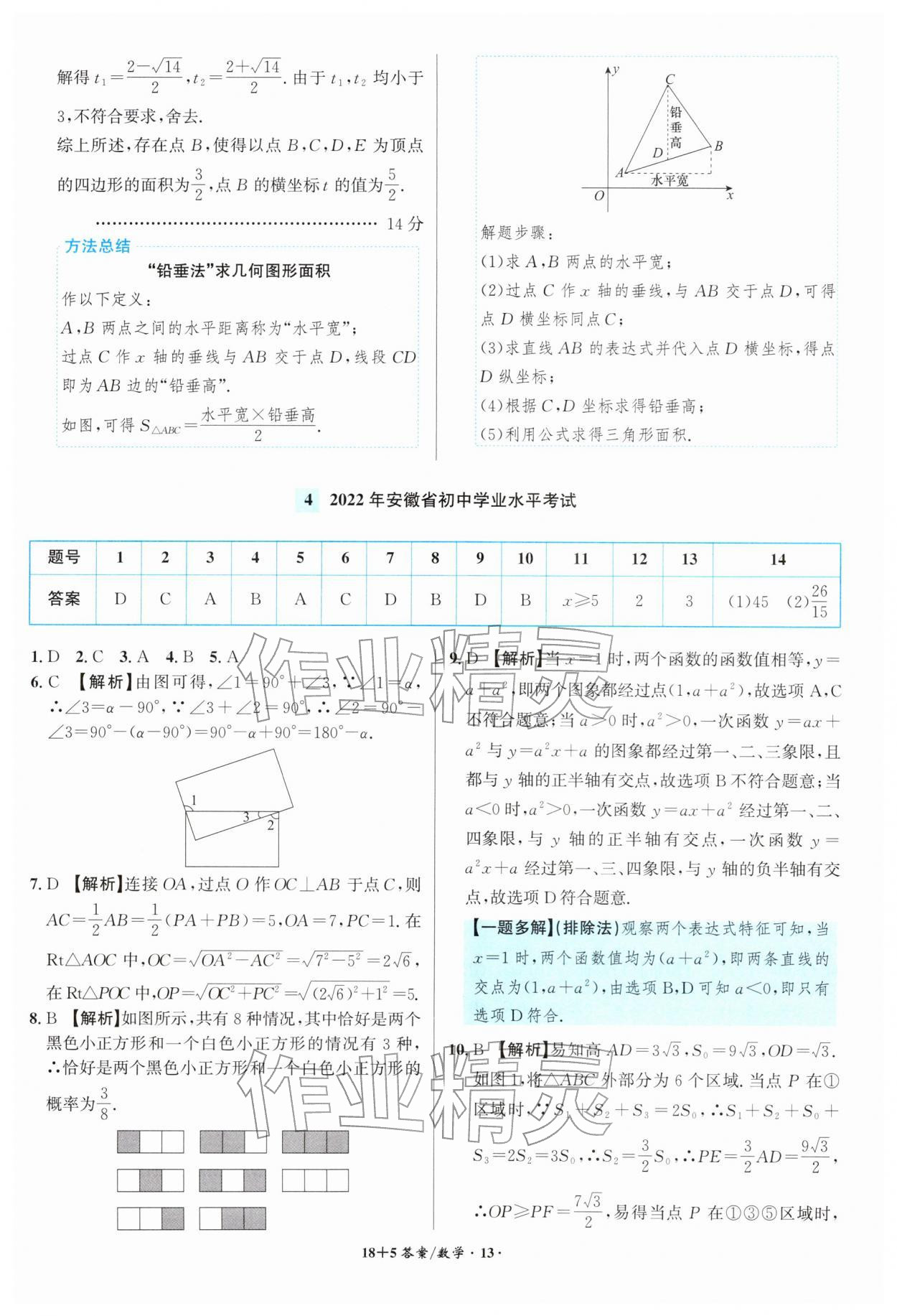 2026年中考试题精编安徽师范大学出版社数学中考安徽专版&nbsp;第13页