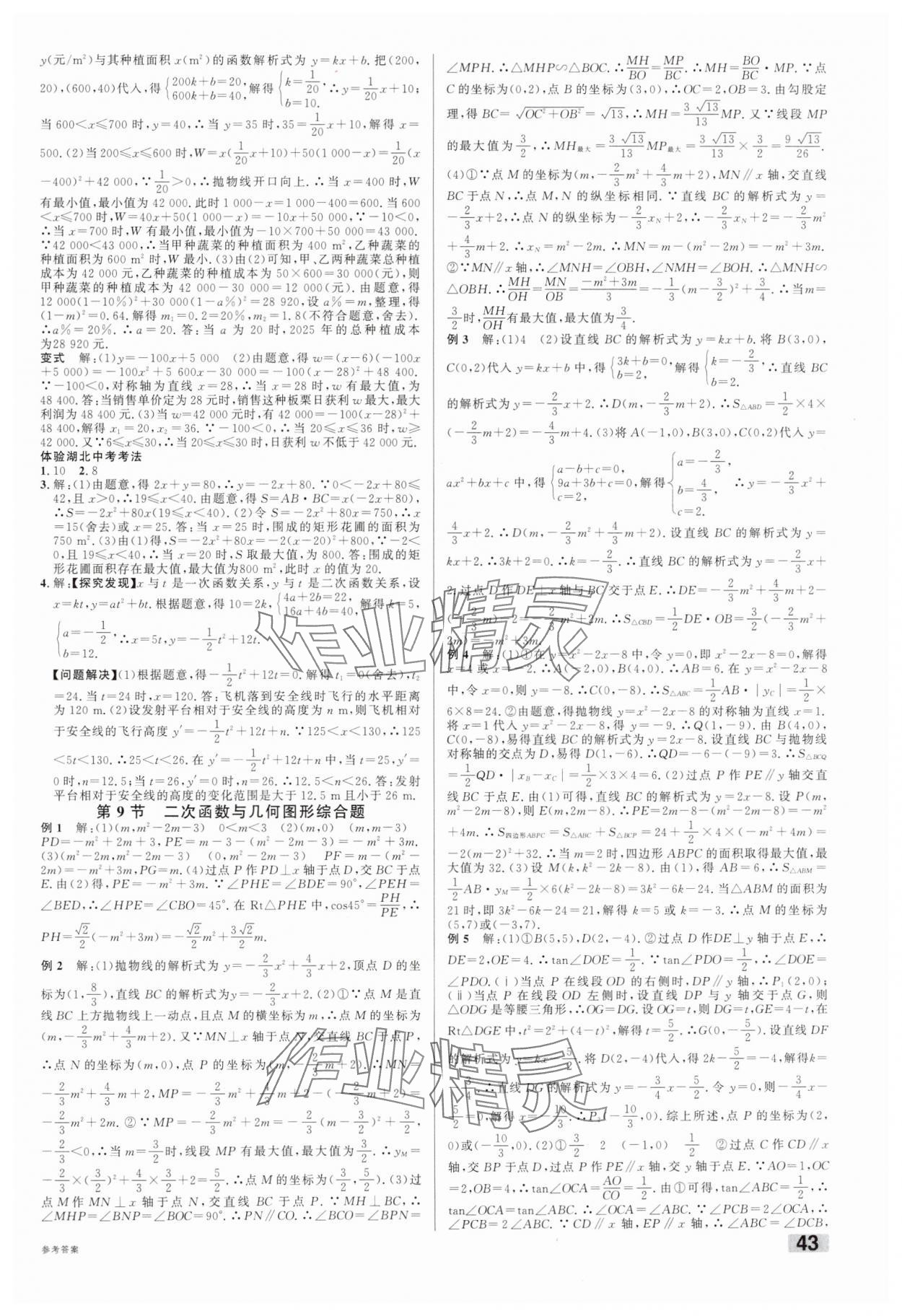 2025年火线100天数学湖北专版&nbsp;第5页