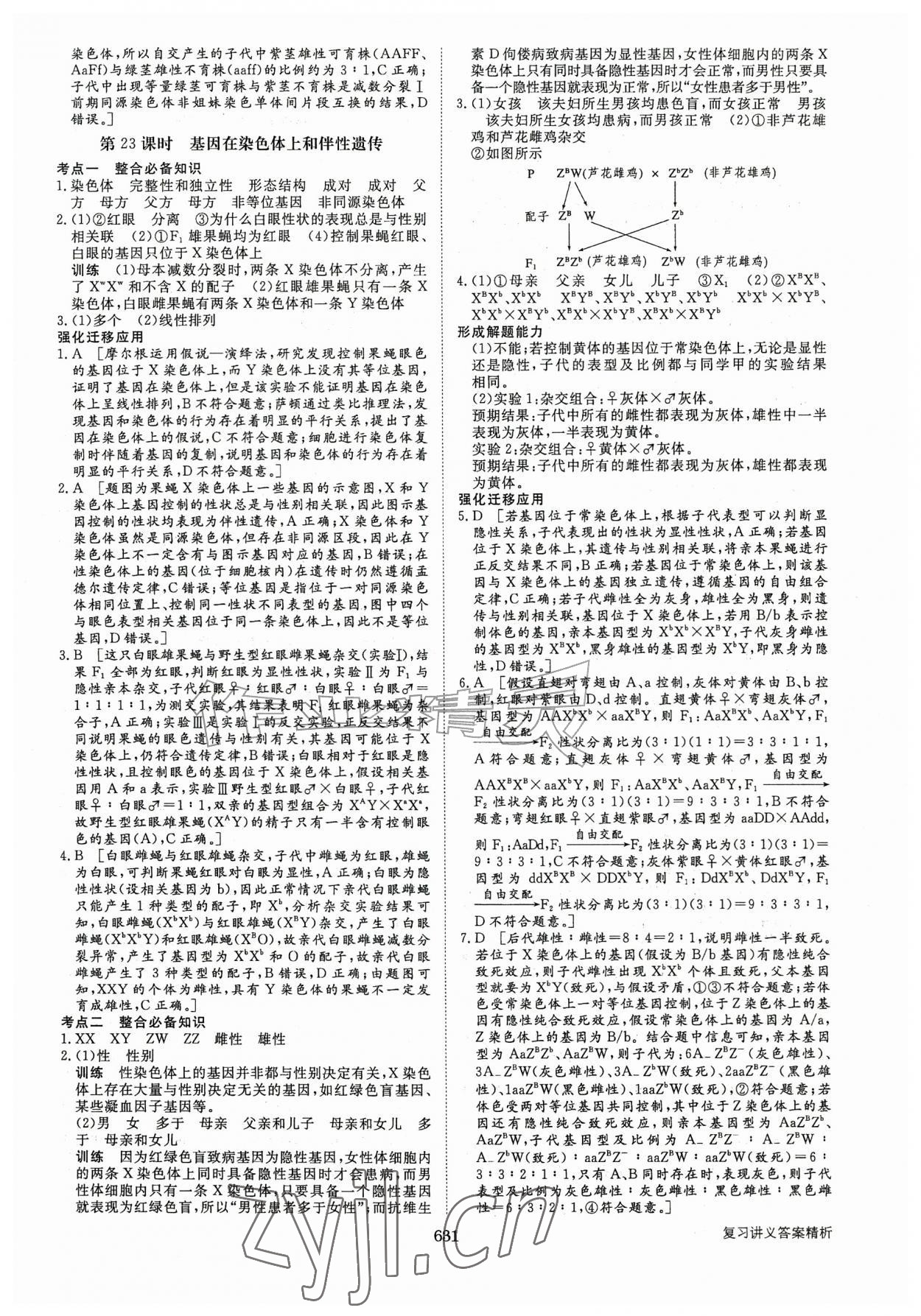 2026年步步高大一轮复习讲义高中生物人教版&nbsp;第23页